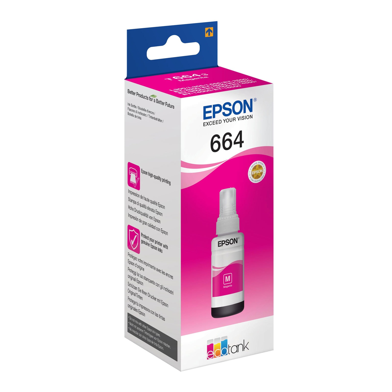 Epson C13T6643 Original Tinte 664 EcoTank ink bottle Magenta - Bild 1