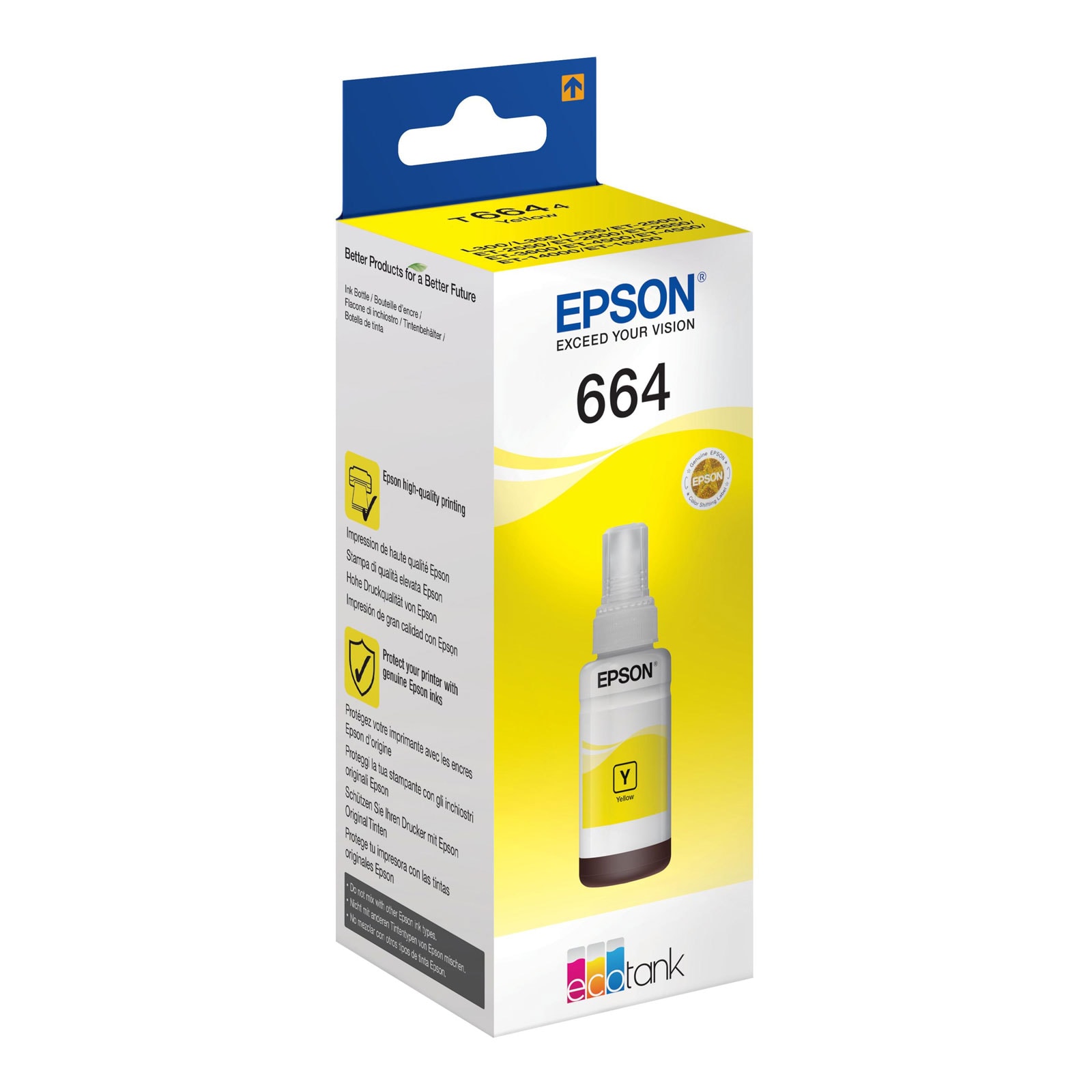 Epson C13T6644 Original Tinte 664 EcoTank ink bottle Yellow - Bild 1
