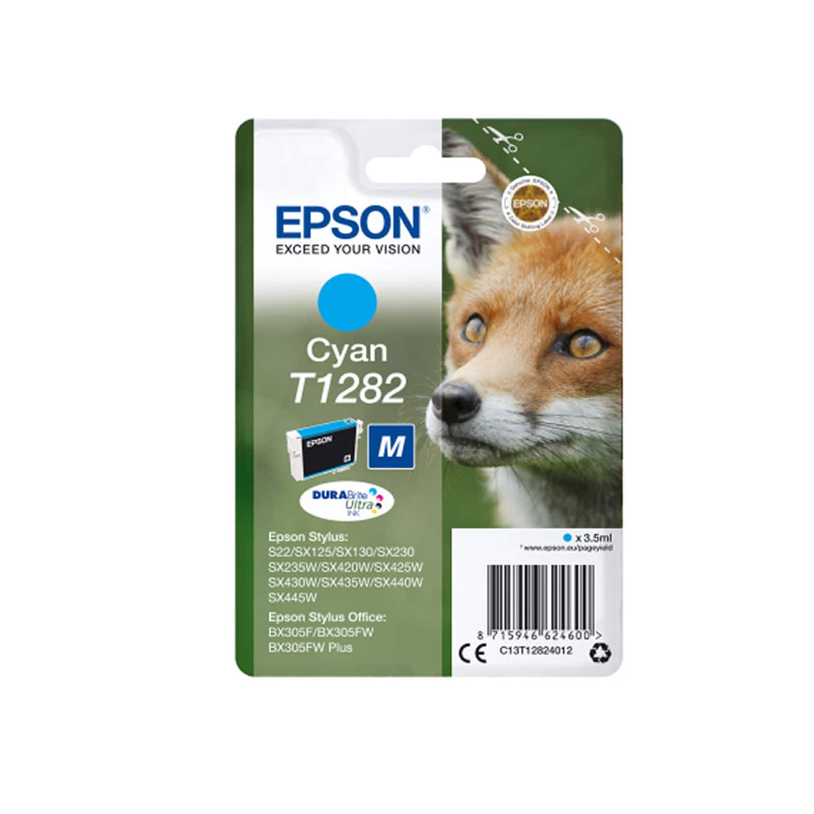 Epson C13T12824012 Fuchs cyan Druckerpatrone - Bild 1