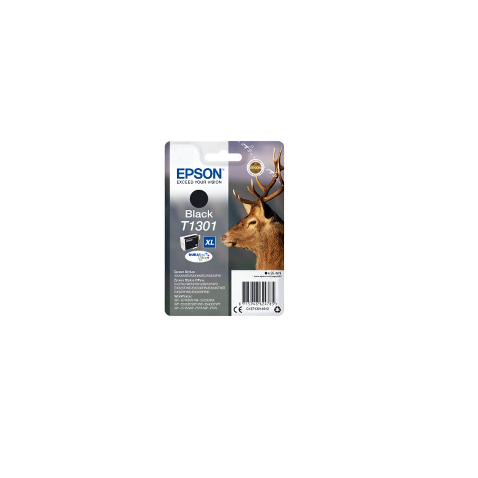 Epson C13T13014012 Xl Hirsch schwarz Druckerpatrone - Bild 1