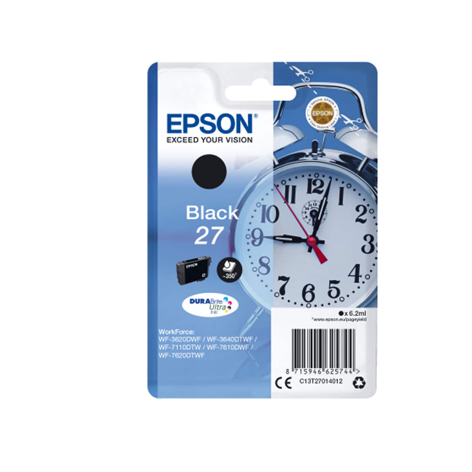 Epson T2701 Wecker schwarz Druckerpatrone - Bild 1