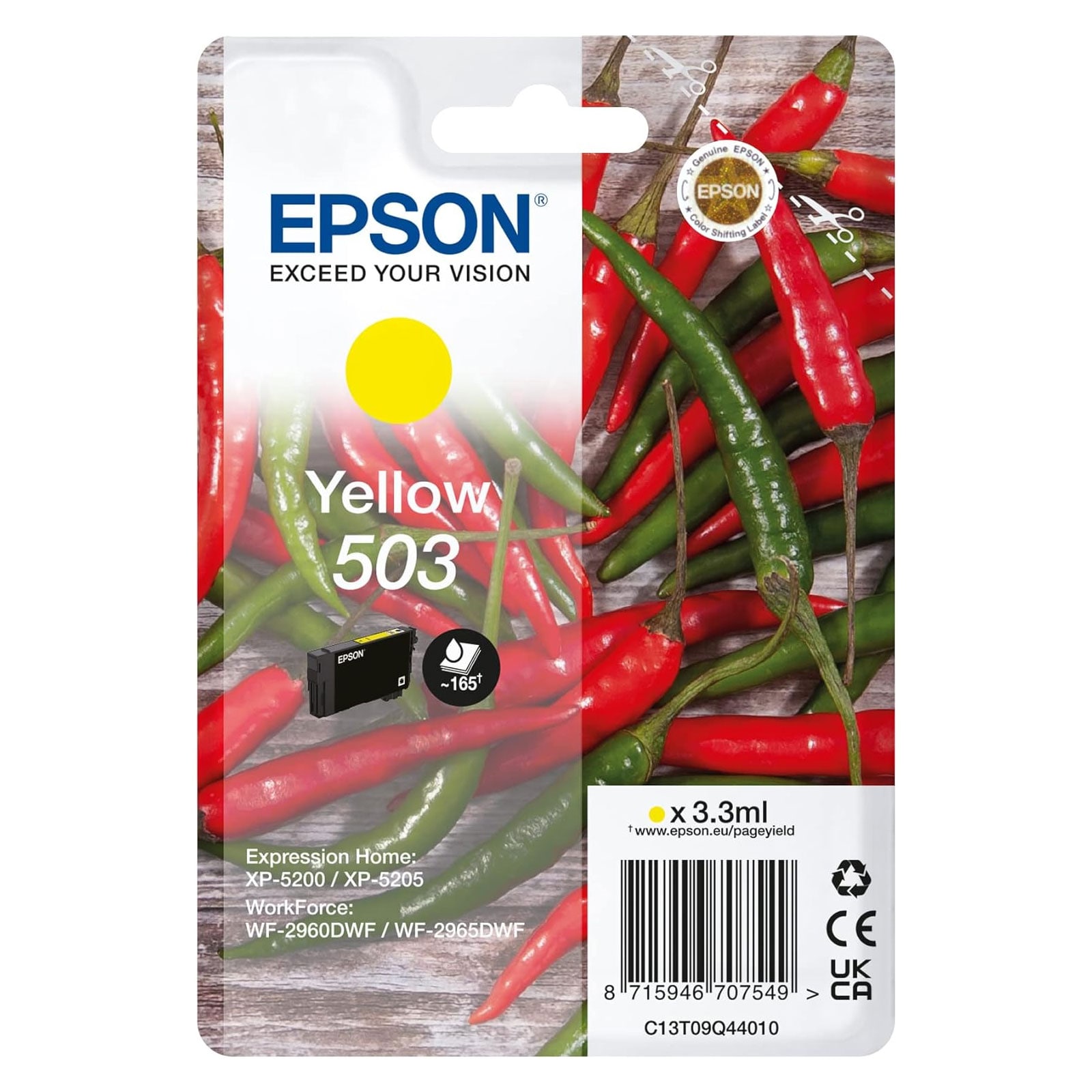 Epson 503 Chillies gelb Druckerpatrone - Bild 1