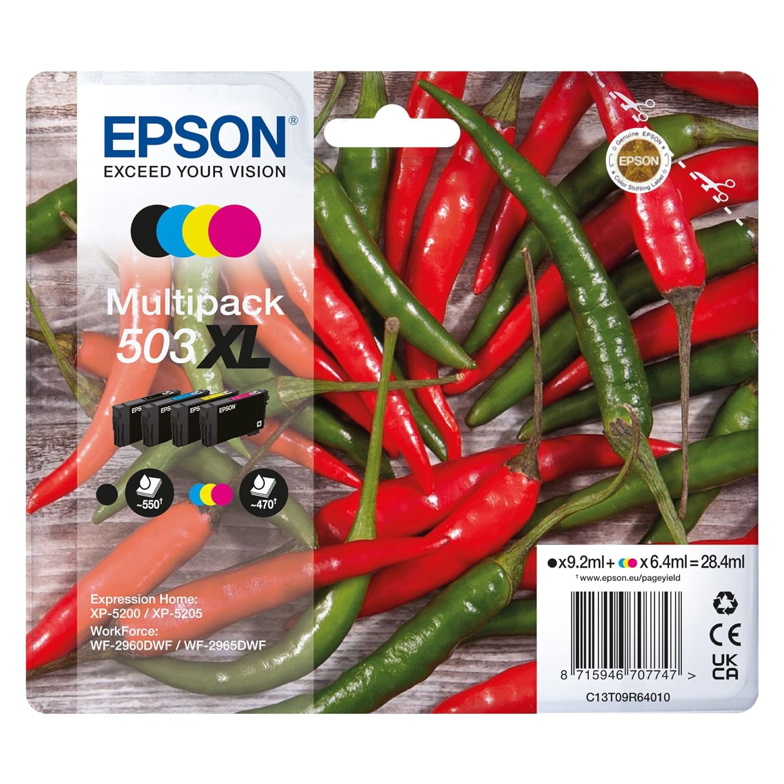 Epson C13T09R64010 Multipack 4-colours 503XL Chillies - Bild 1