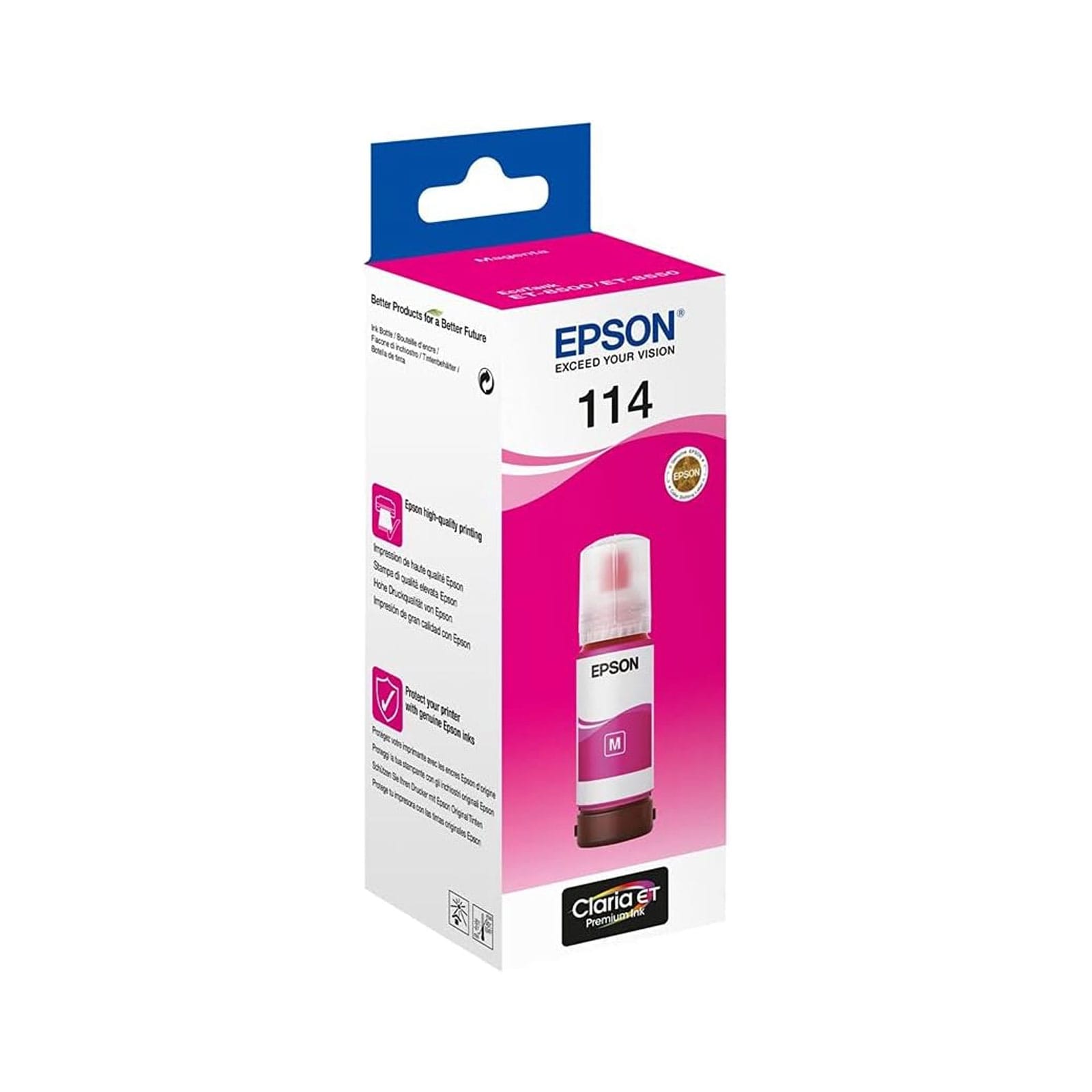 Epson TintenflascheC13T07B340 ET114 magenta - Bild 1