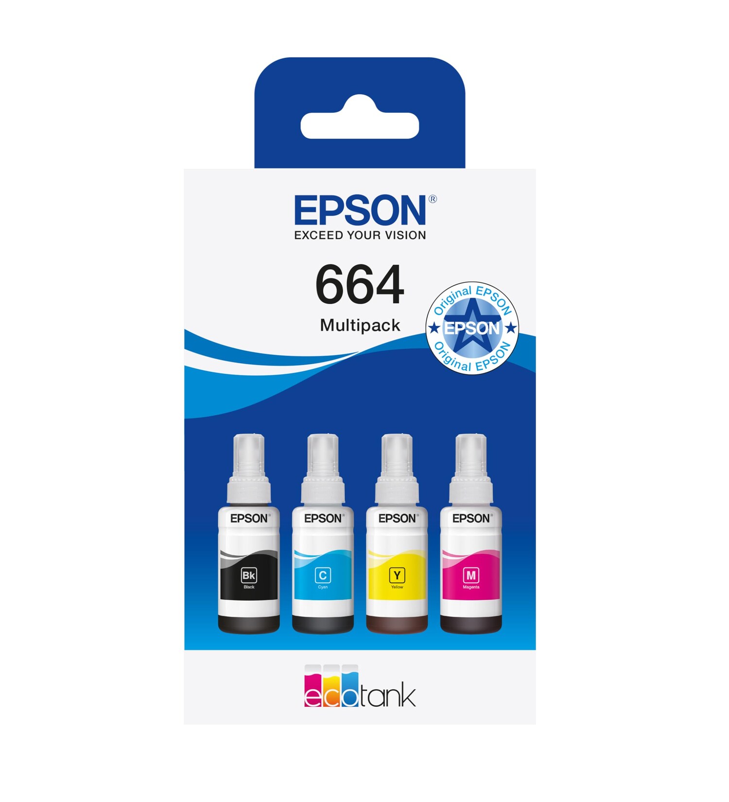 Pack de Cartouche d'encre Epson Ecotank 664 4 couleurs
