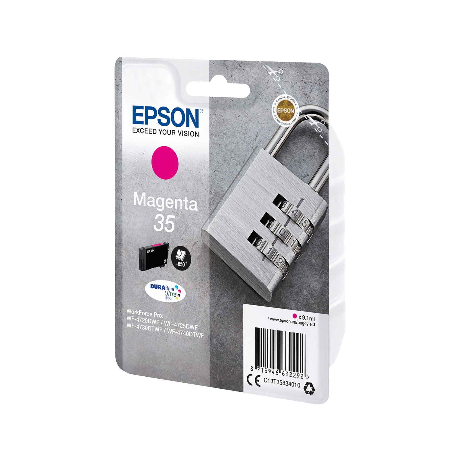 Epson C13T35834010 Schloss magenta Druckerpatrone - Bild 1