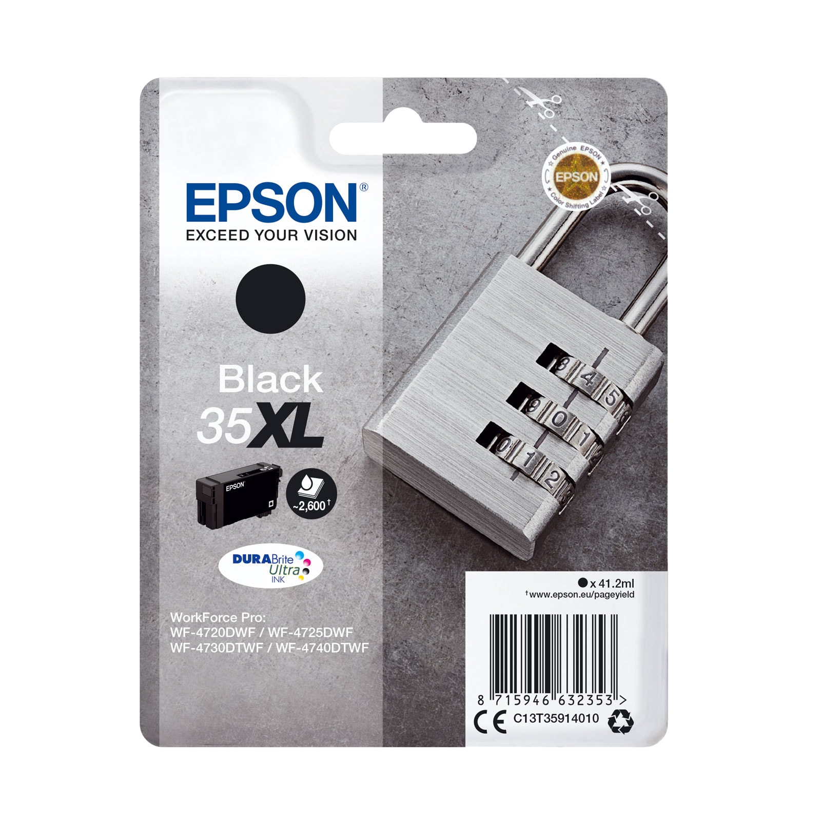 Epson C13T35914010 XL schwarz Druckerpatrone - Bild 1