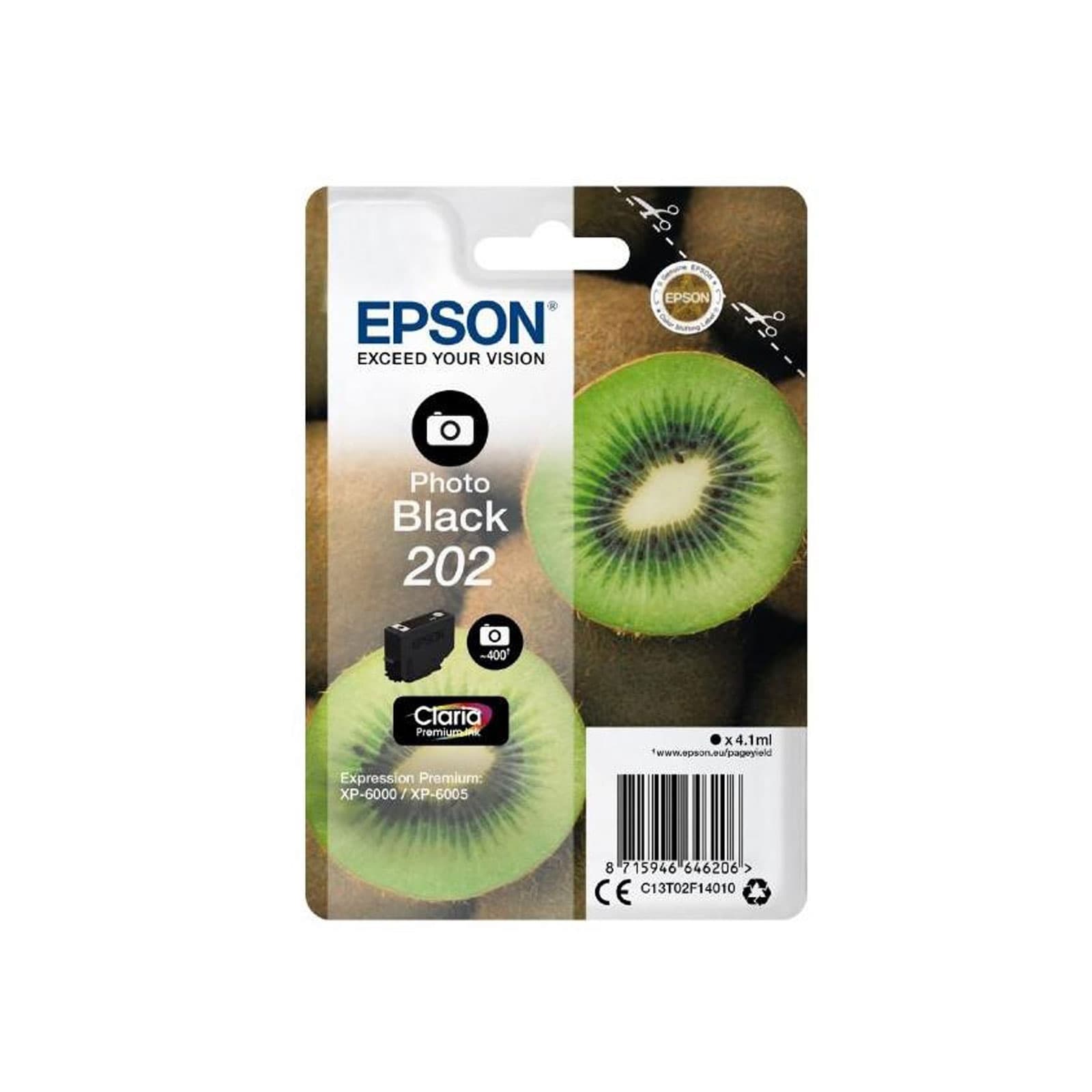 Epson C13T02F14010 Kiwi Foto schwarz Druckerpatrone - Bild 1