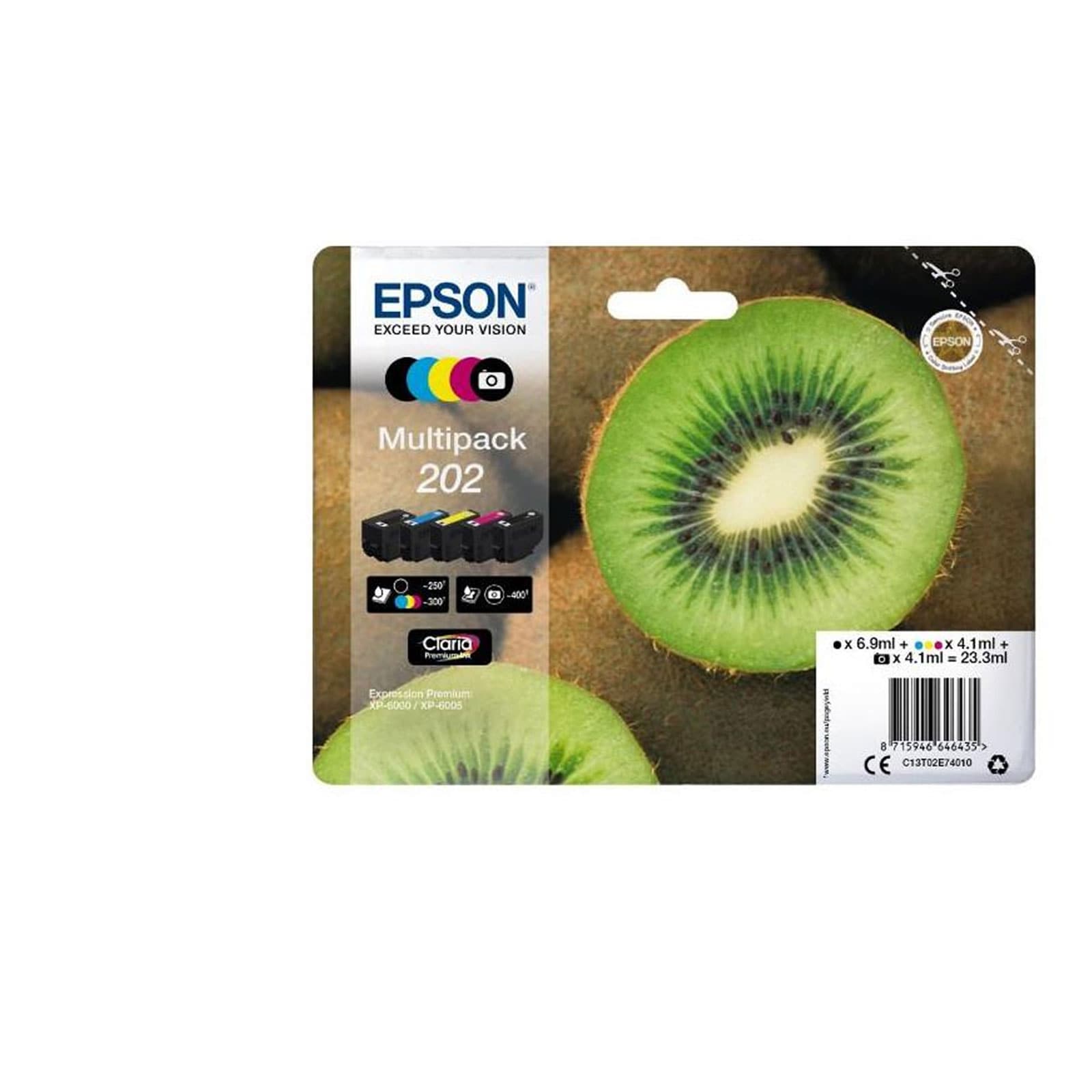 Epson C13T02E74010 Kiwi Multipack Druckerpatrone - Bild 1