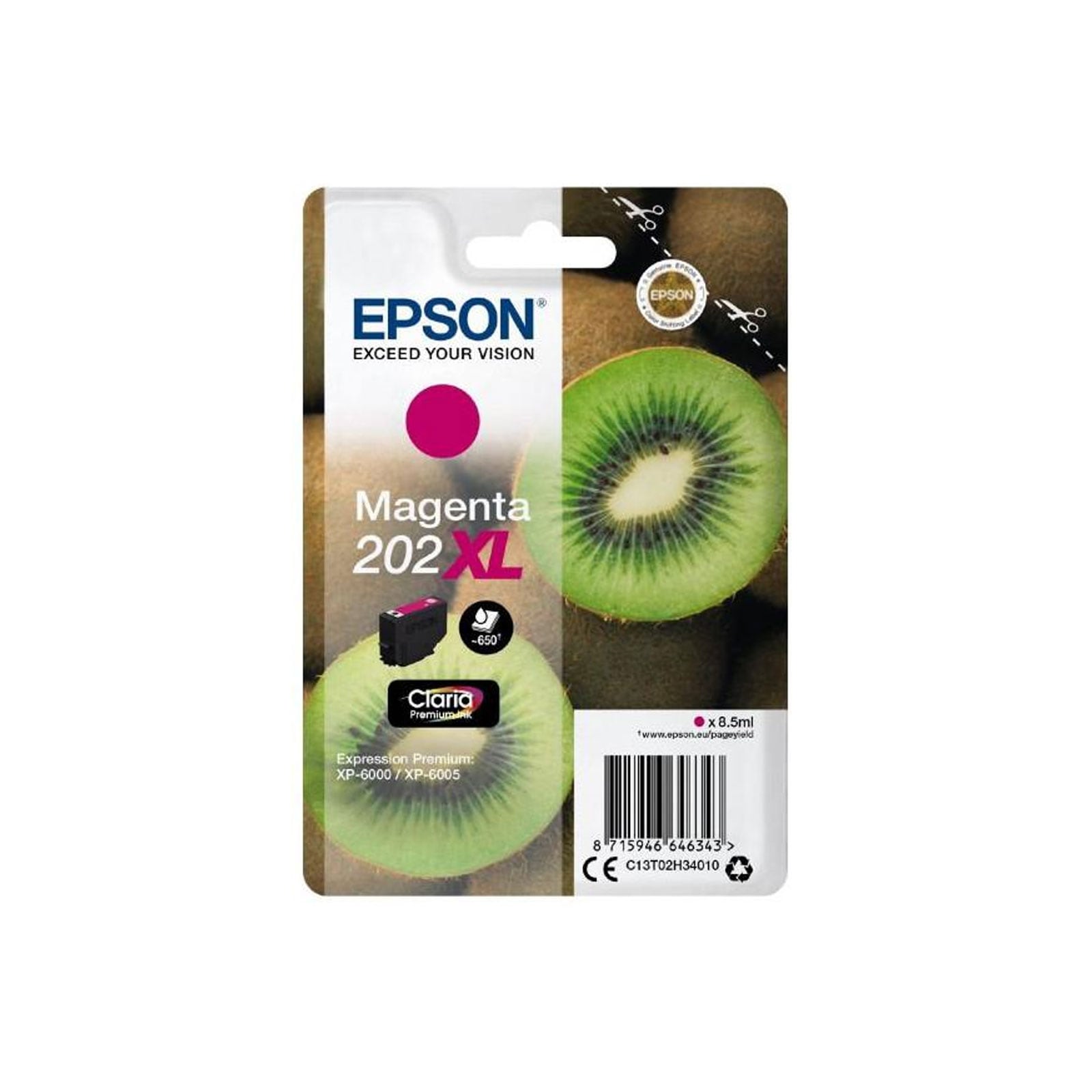 Epson C13T02H34010 Kiwi magenta XL Druckerpatrone - Bild 1