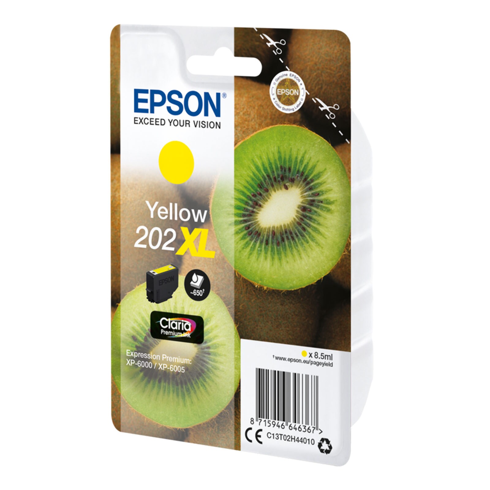 Epson C13T02H44010 Kiwi XL Druckerpatrone Gelb - Bild 1