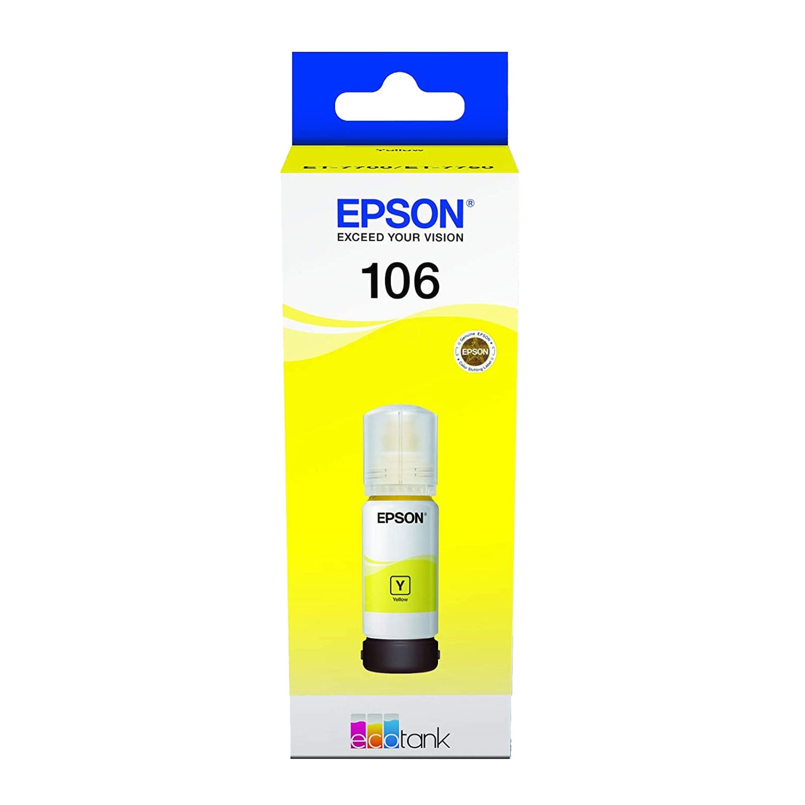 Epson C13T00R440 EcoTank ink bottle 106 Yellow - Bild 1