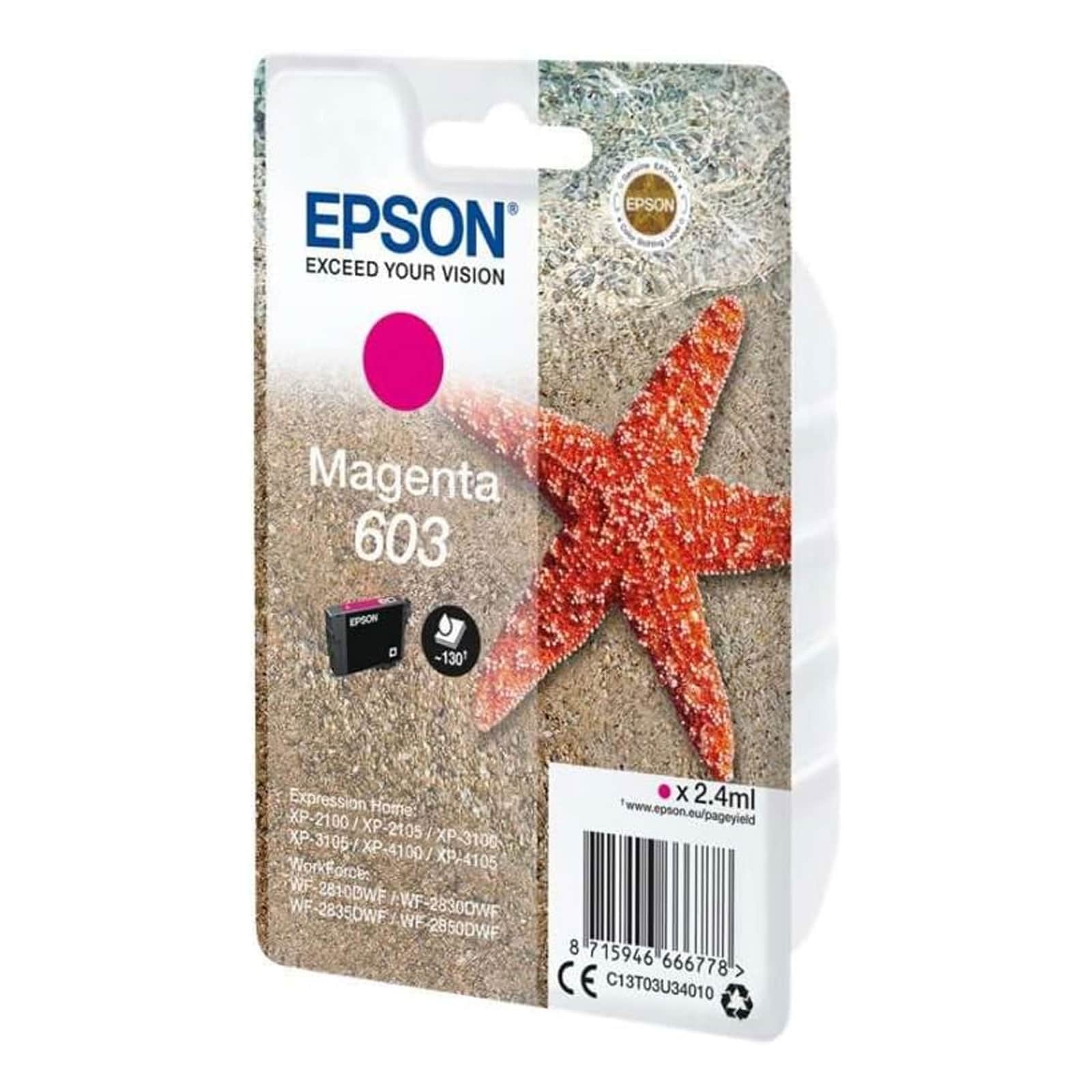 Epson Druckerpatrone C13T03U34010 Seestern Magenta - Bild 1