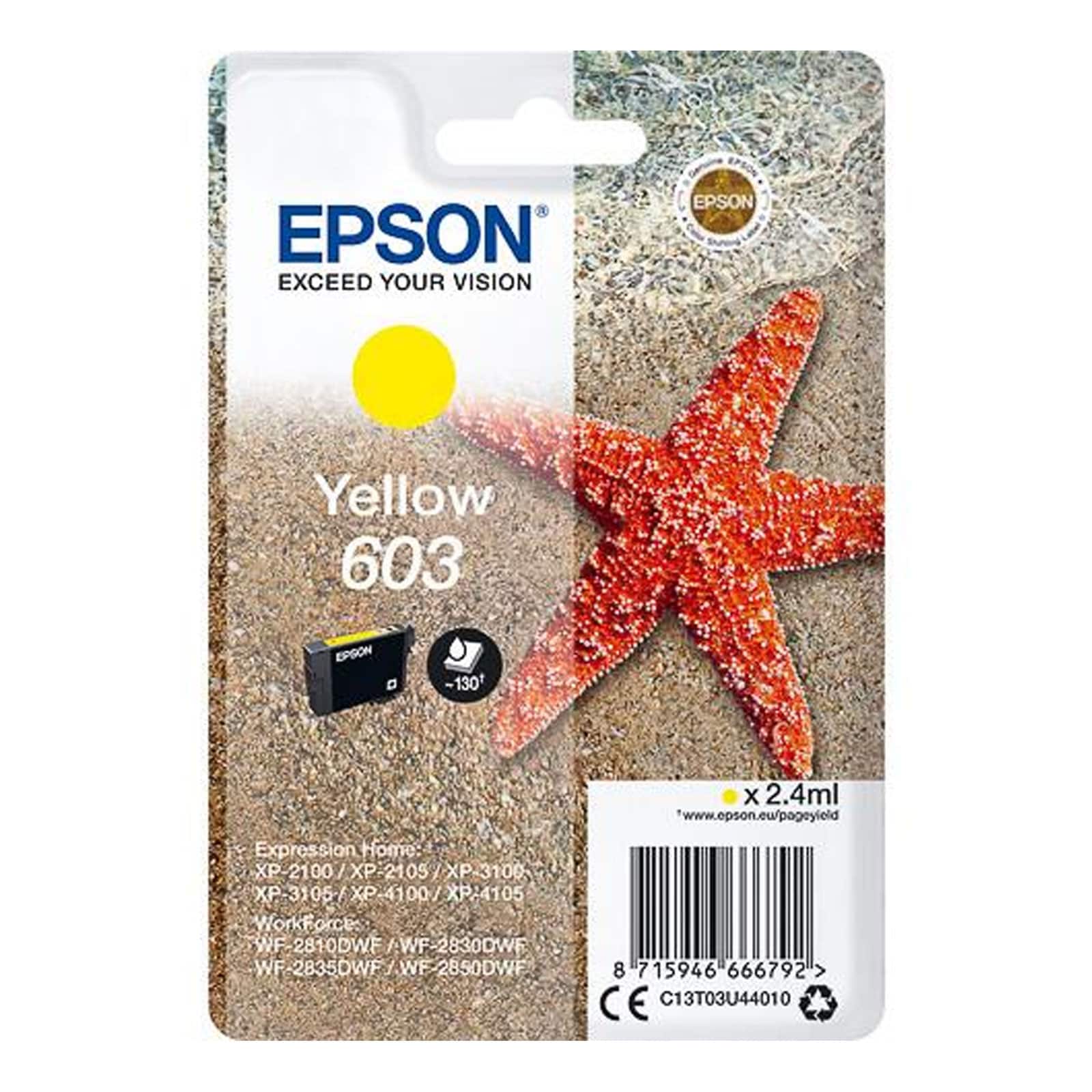 Epson C13T03U44010 Singlepack 603 Original Tinte "Seestern" Yellow - Bild 1