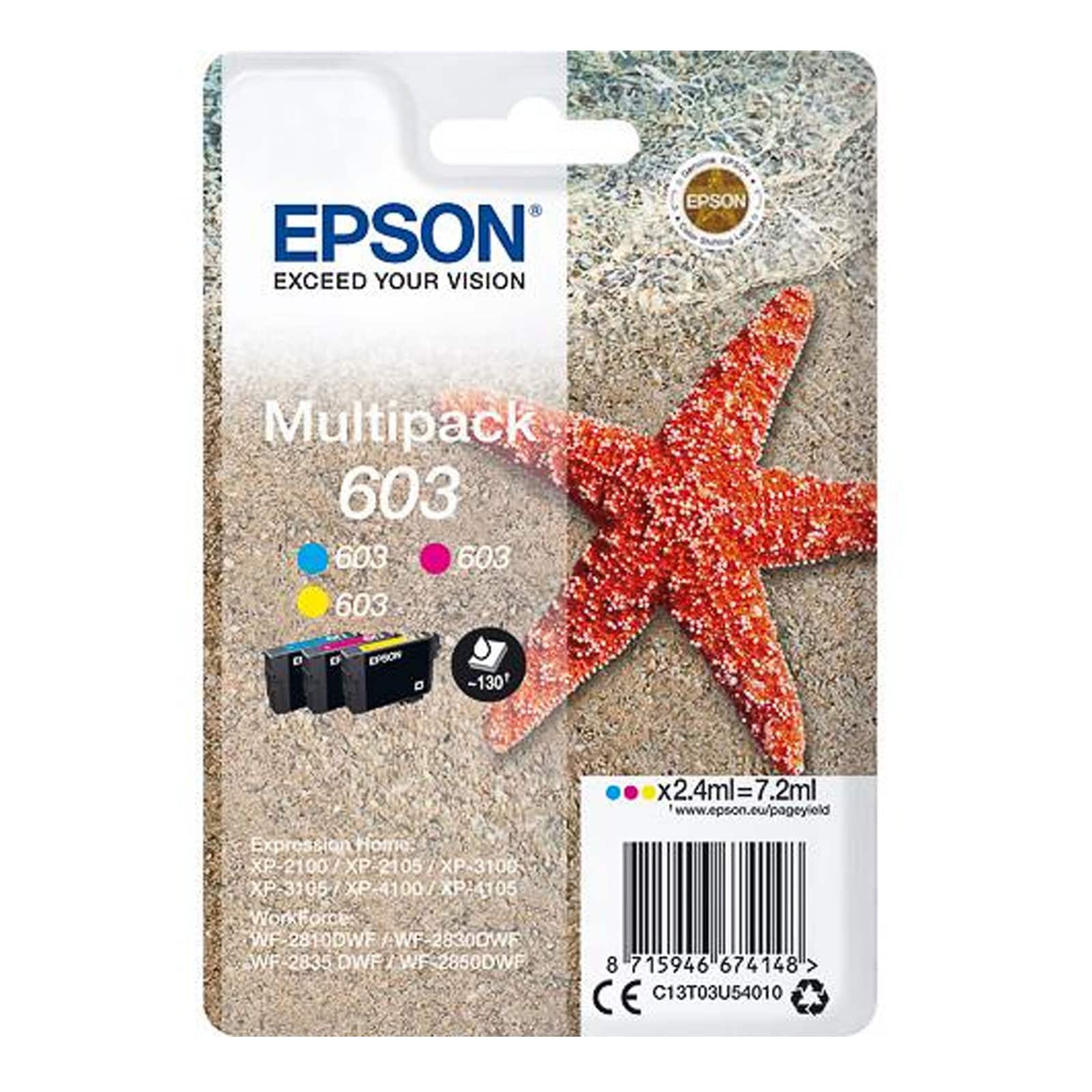 Epson C13T03U54010 Multipack 603 Original Tinte "Seestern" (3 Farben) - Bild 1