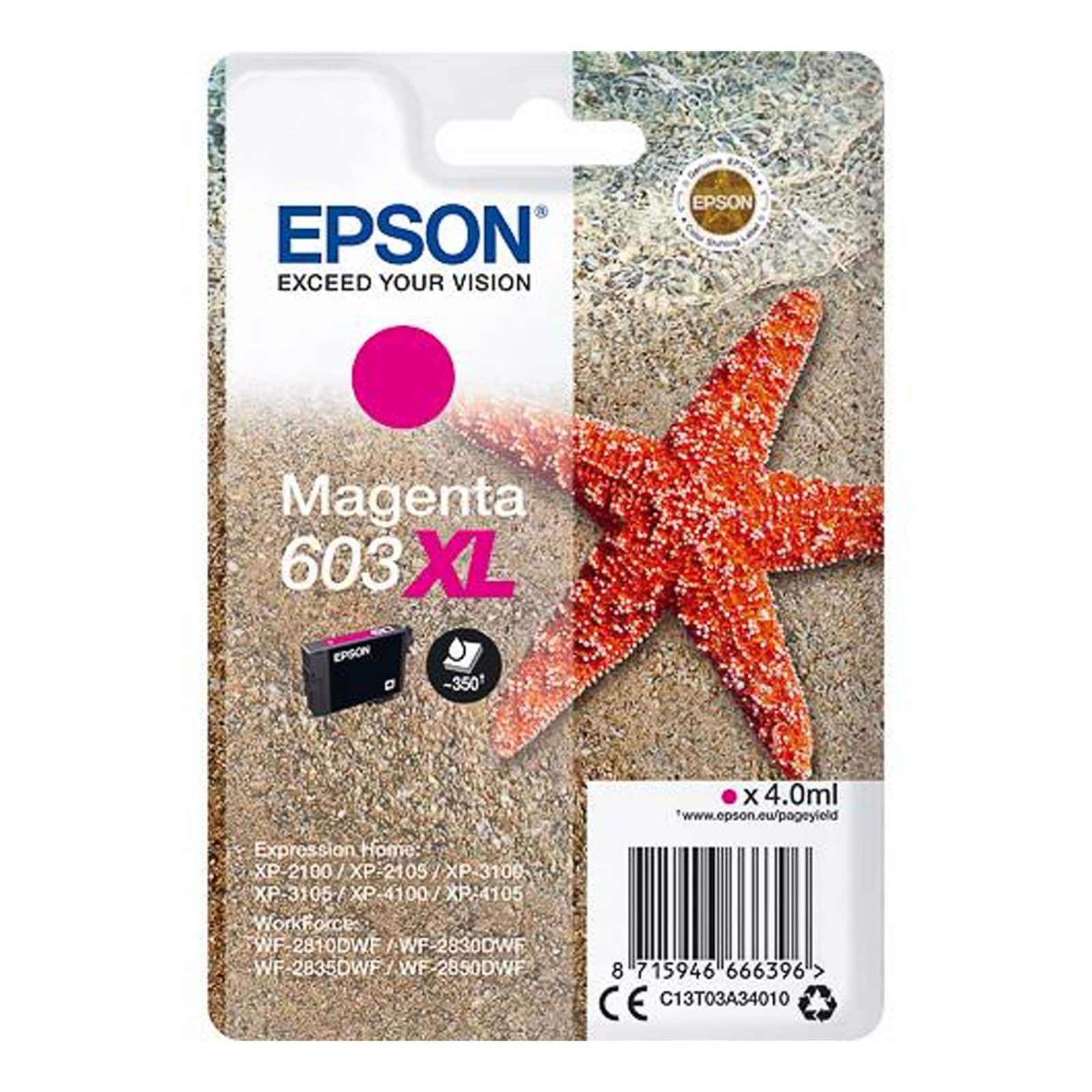 Epson C13T03A34010 Singlepack 603XL Original Tinte "Seestern" Magenta - Bild 1