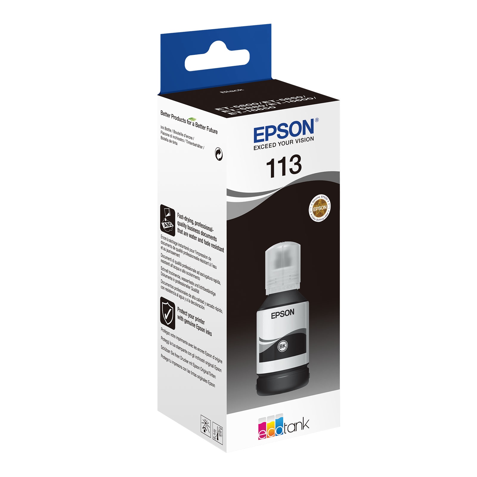 Epson 113 schwarz Tintenflasche - Bild 1