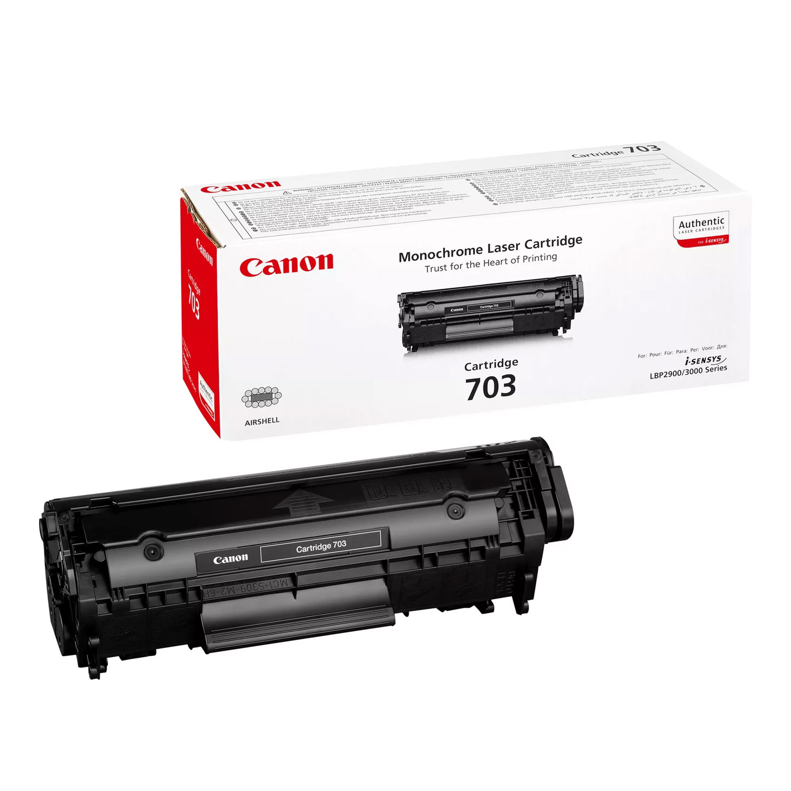 Canon 703 Toner-Kartusche Schwarz - Bild 1
