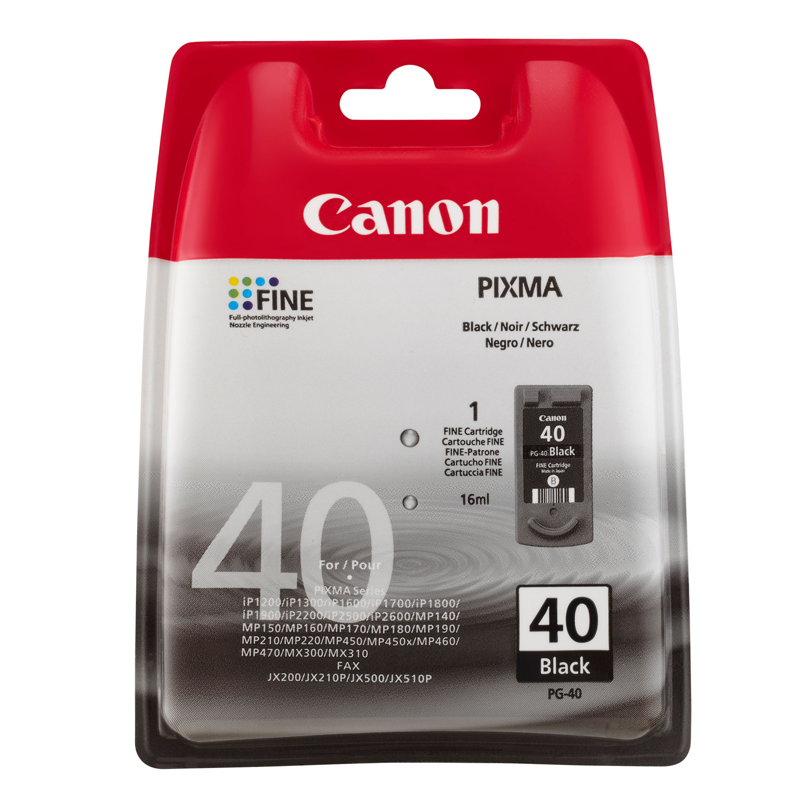 Canon PG-40 Druckerpatrone Schwarz - Bild 1