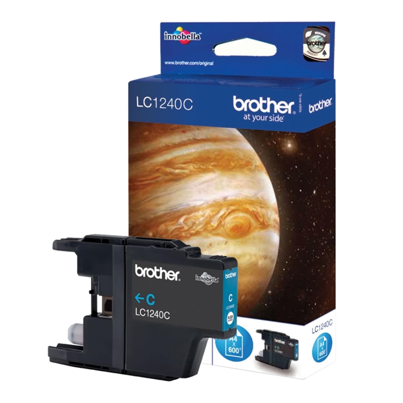 Brother LC1240C Tinte f&uuml;r MFCJ6510DW Cyan - Bild 1