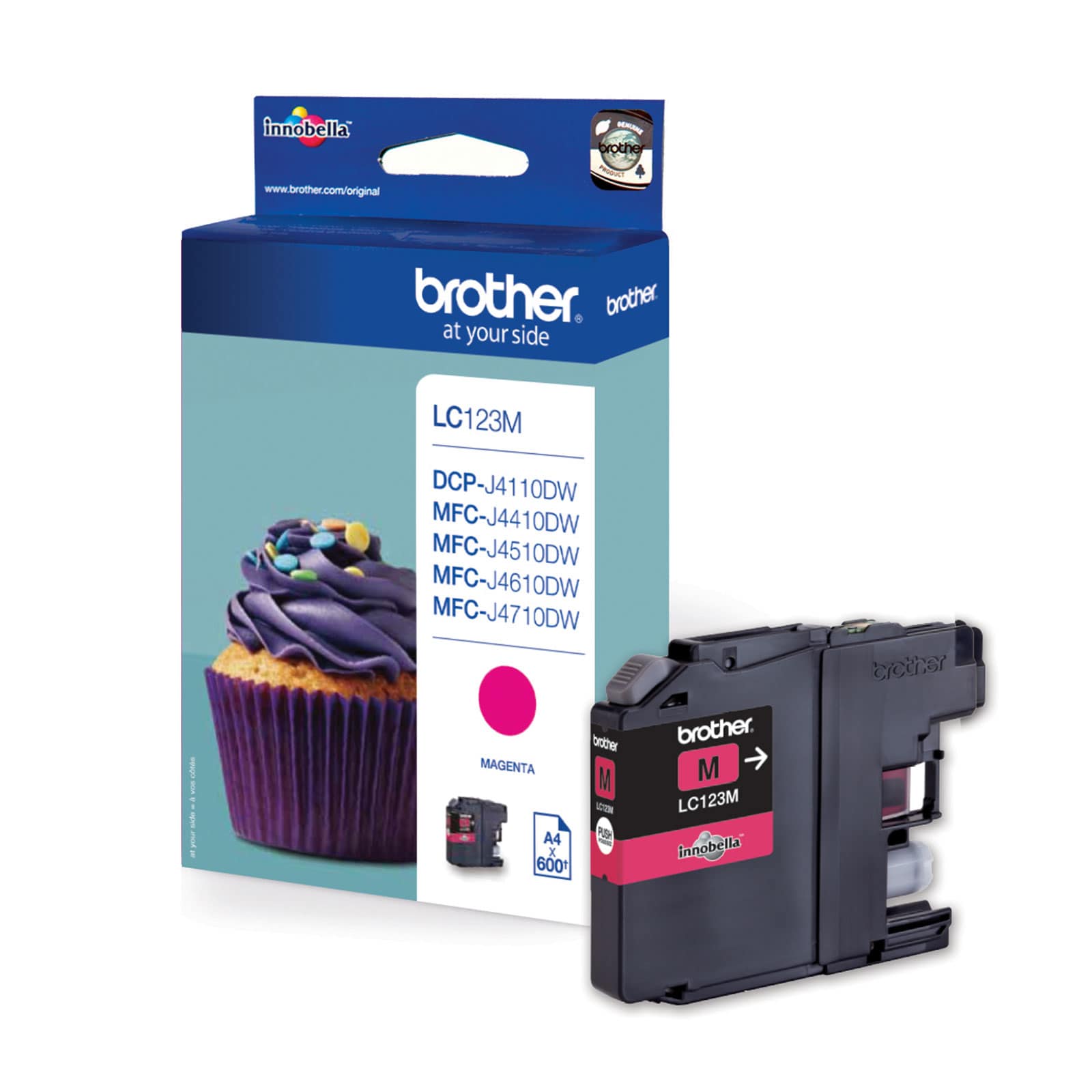 Brother LC123M Druckerpatrone magenta - Bild 1