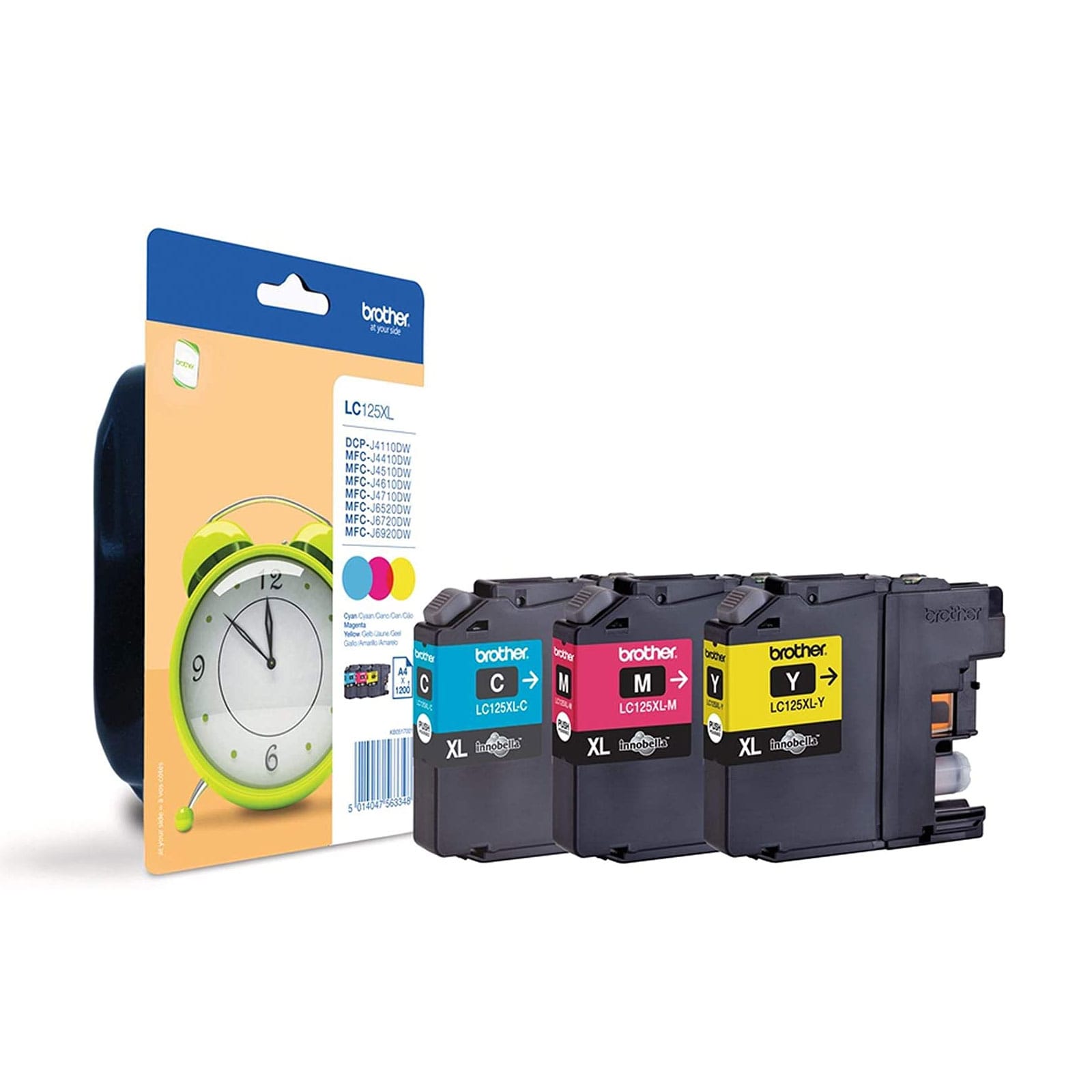 Brother&nbsp;LC125XLRBWBP Druckerpatrone Multipack - Bild 1