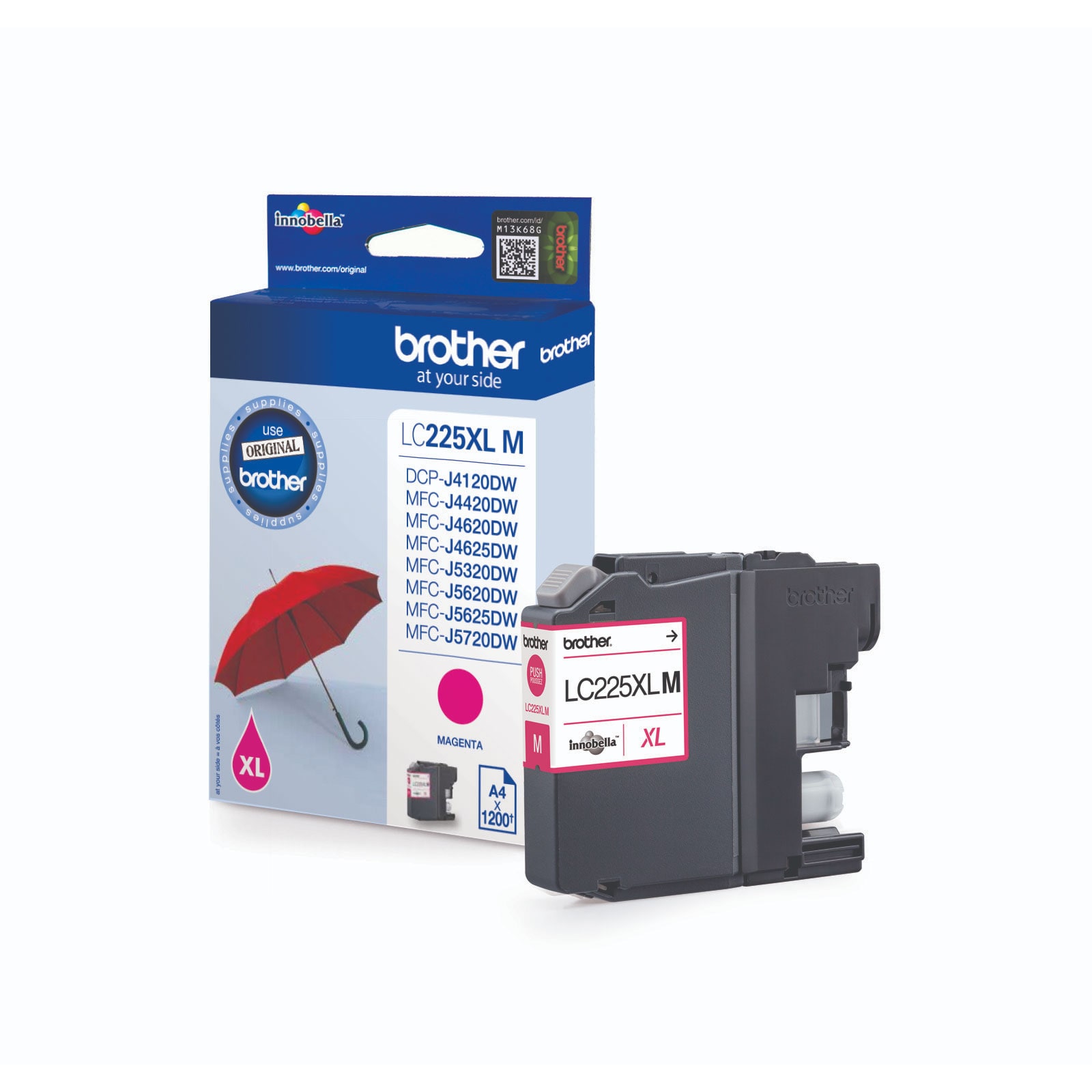 Brother LC225XLM magenta Druckerpatrone - Bild 1