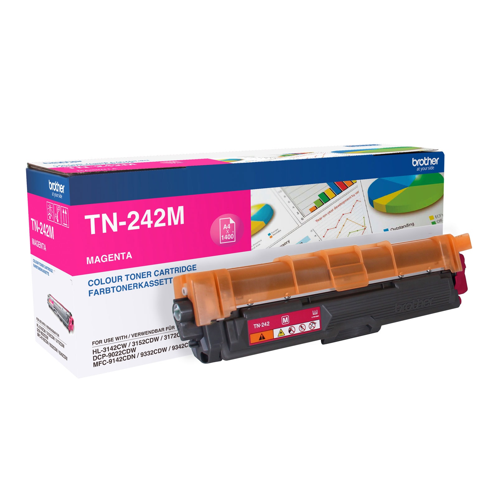 Brother TN242M Toner Magenta - Bild 1