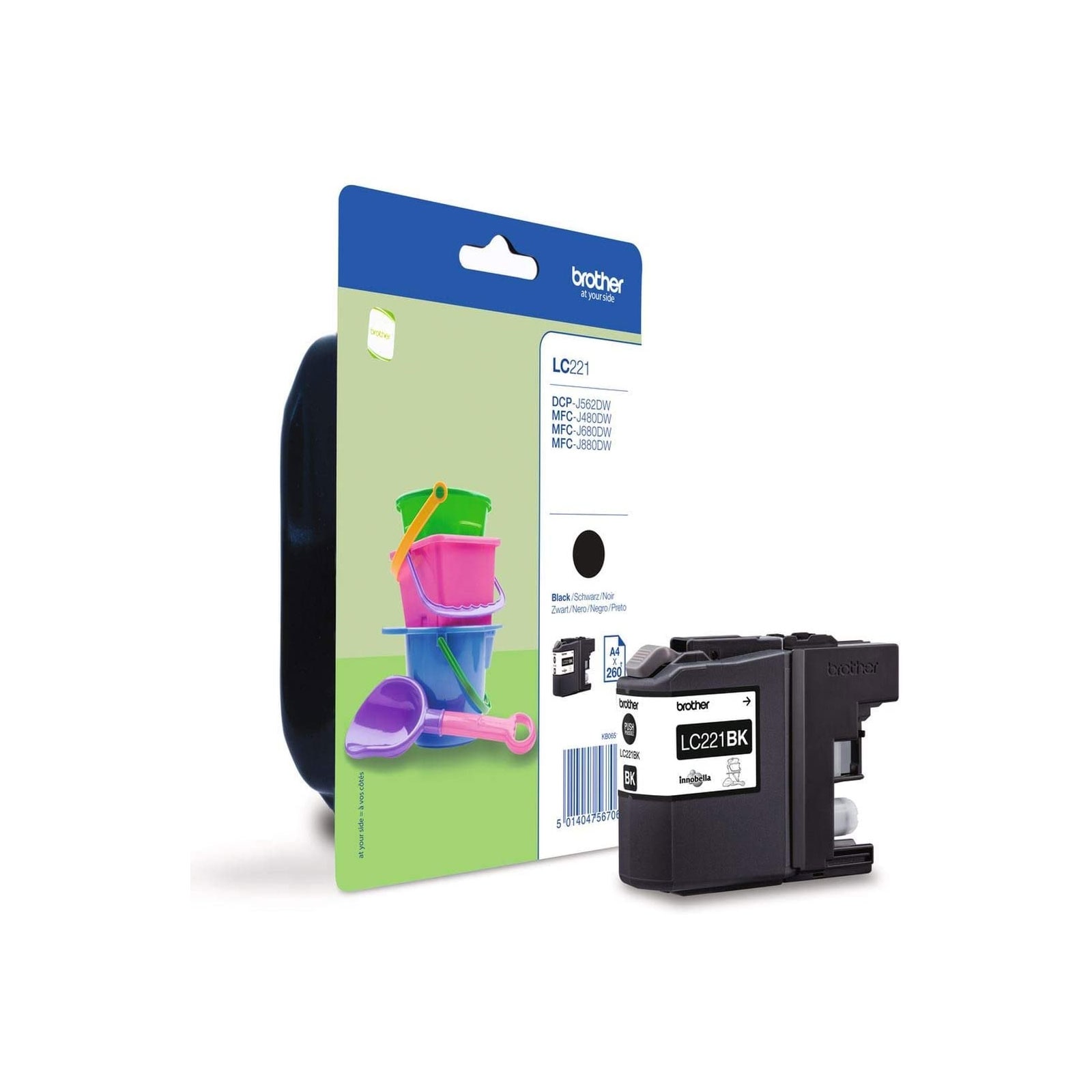 Brother LC221BK schwarz Druckerpatrone - Bild 1