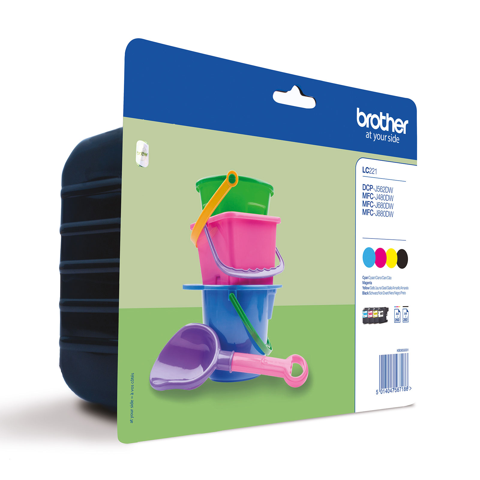 Brother LC221VALBPDR Druckerpatrone Multipack - Bild 1