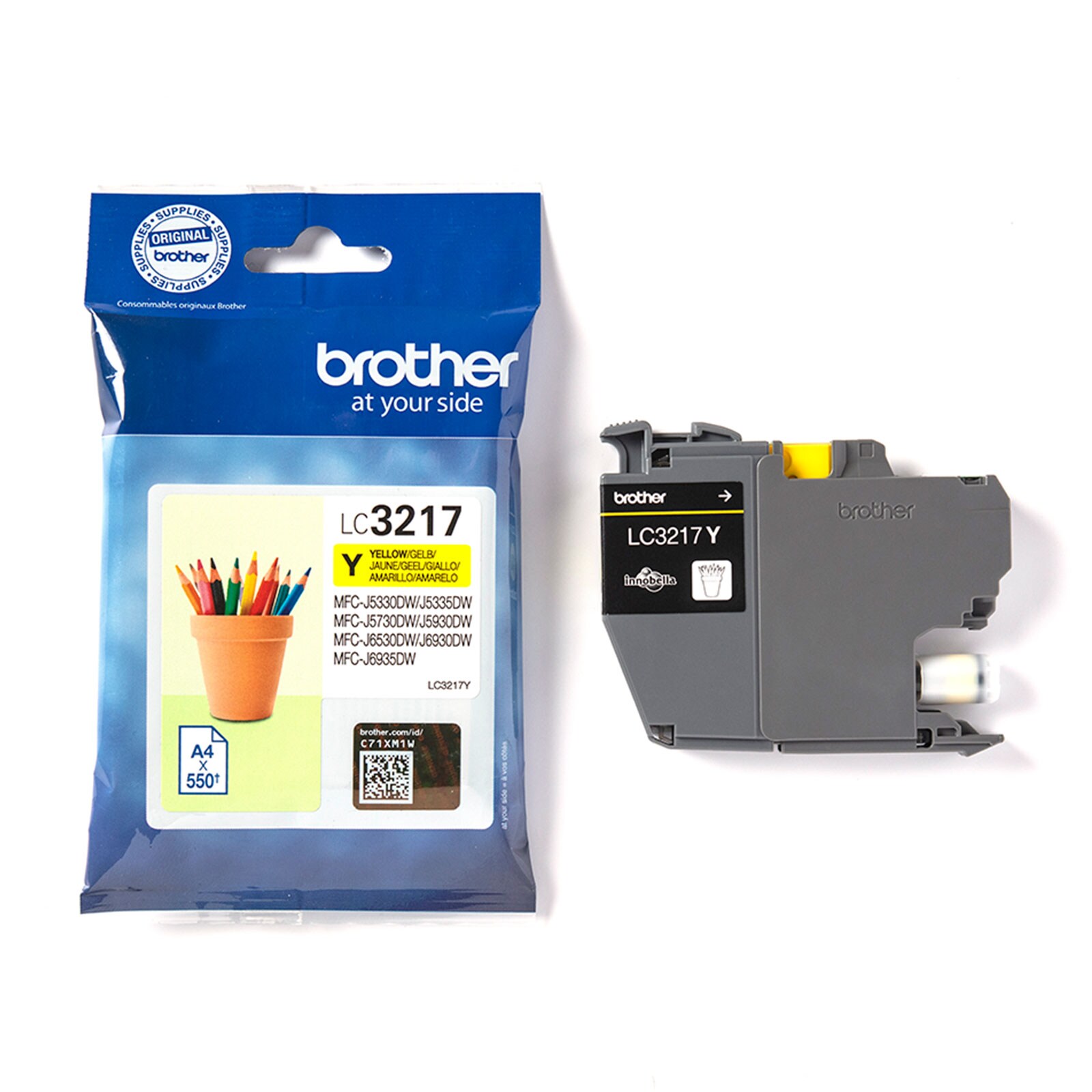 Brother LC3217Y  Tinte f&uuml;r MFCJ6930DW Yellow ST - Bild 1