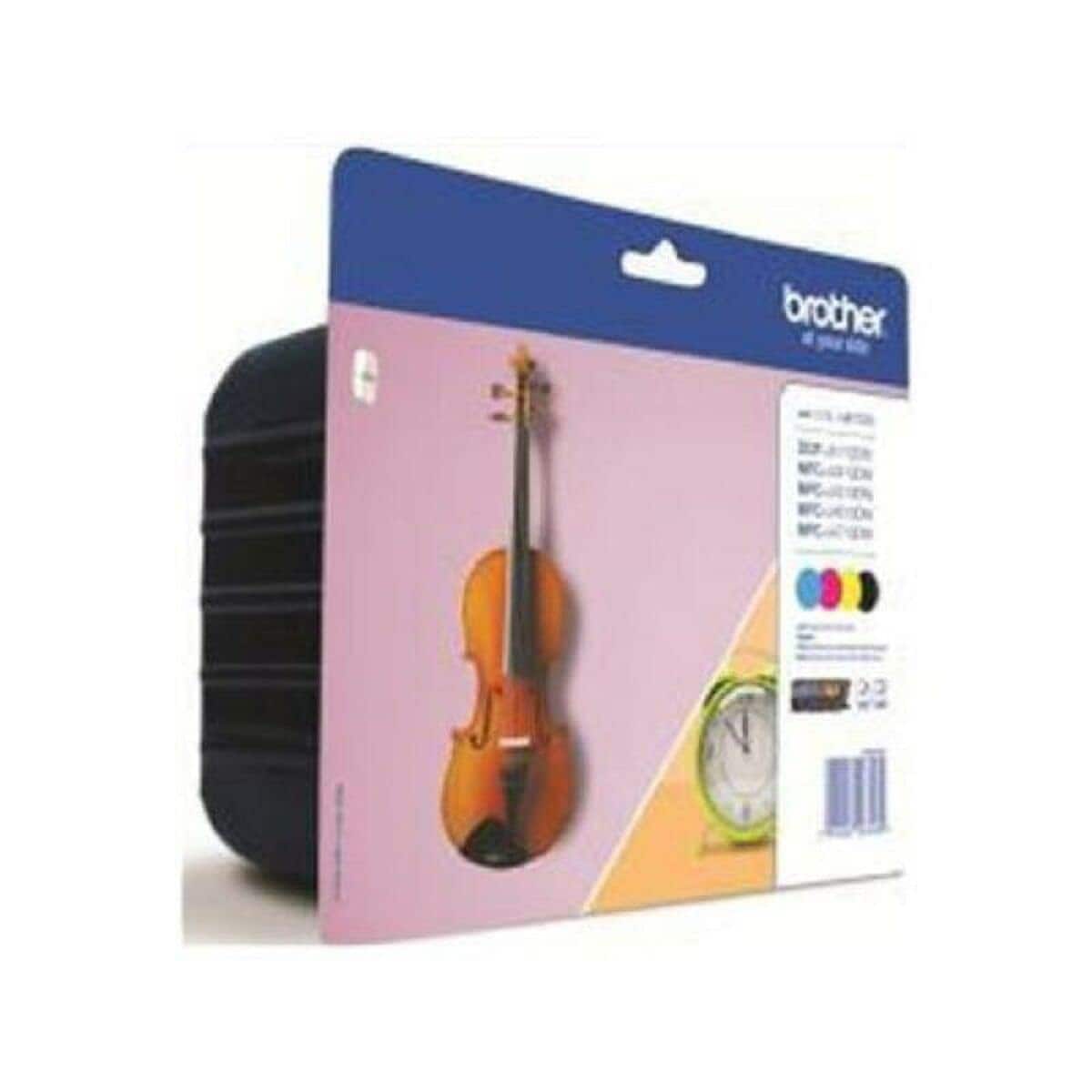 BROTHER LC-127XL Value Pack 4 St&uuml;ck Original Schwarz, Cyan, Magenta, Gelb Druckerpatrone (LC127XLVALBP, Kompatibel mit DCP-J4110DW, MFC-J4610DW, MFC J4410DW, MFC-J4510DW, MFC J4710DW) - Bild 1