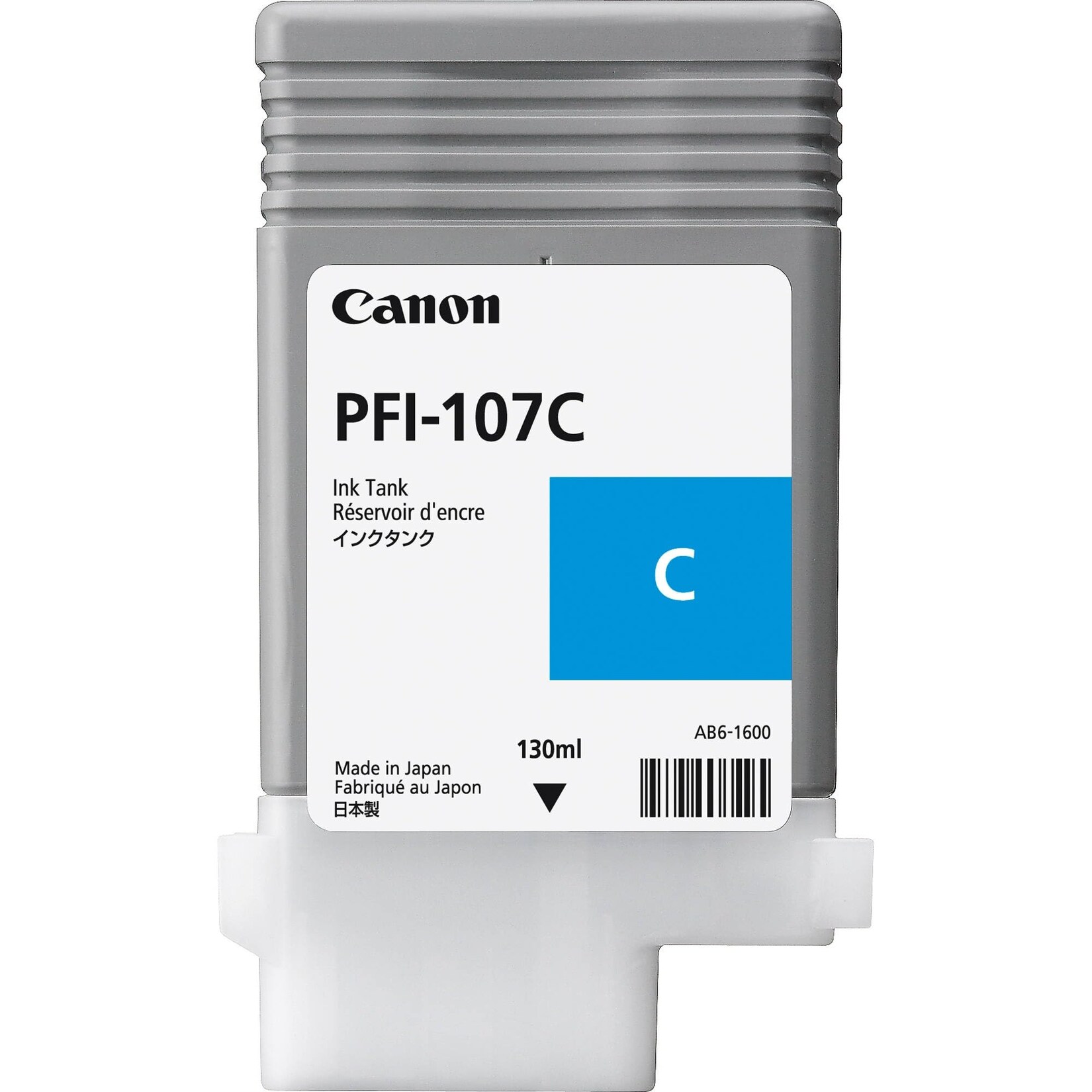 Canon Original PFI-107C Druckerpatrone - cyan (6706B001)