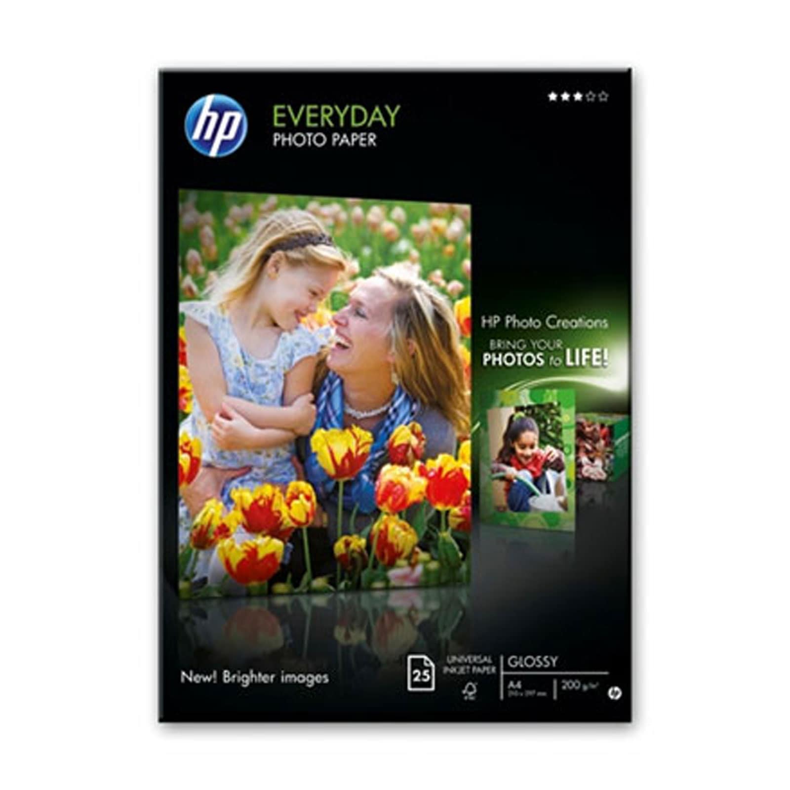 HP Q5451A Fotopapier (gl&auml;nzend, 25 Blatt, A4, 210 x 297 mm) - Bild 1