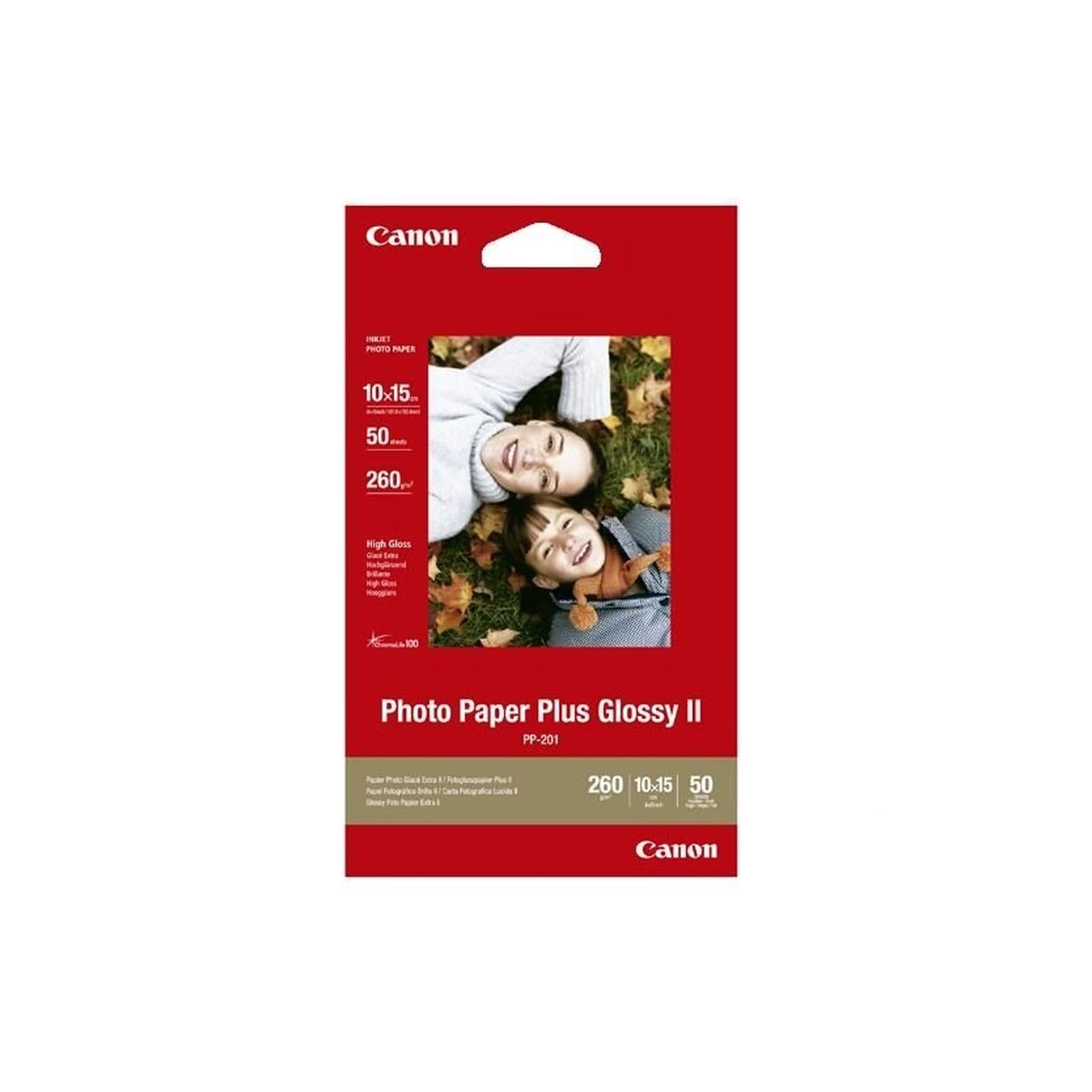 CANON PP-201 Fotopapier (10x15, 50 Blatt, hochglanz) - Bild 1