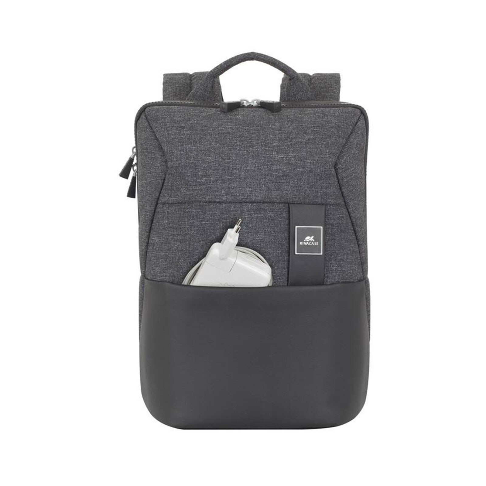 Rivacase 8825 Business-Rucksack Lantau 13,3", black m&eacute;lange (Passend f&uuml;r MacBook Pro 13 Zoll und Ultrabook 13,3 Zoll) - Bild 1