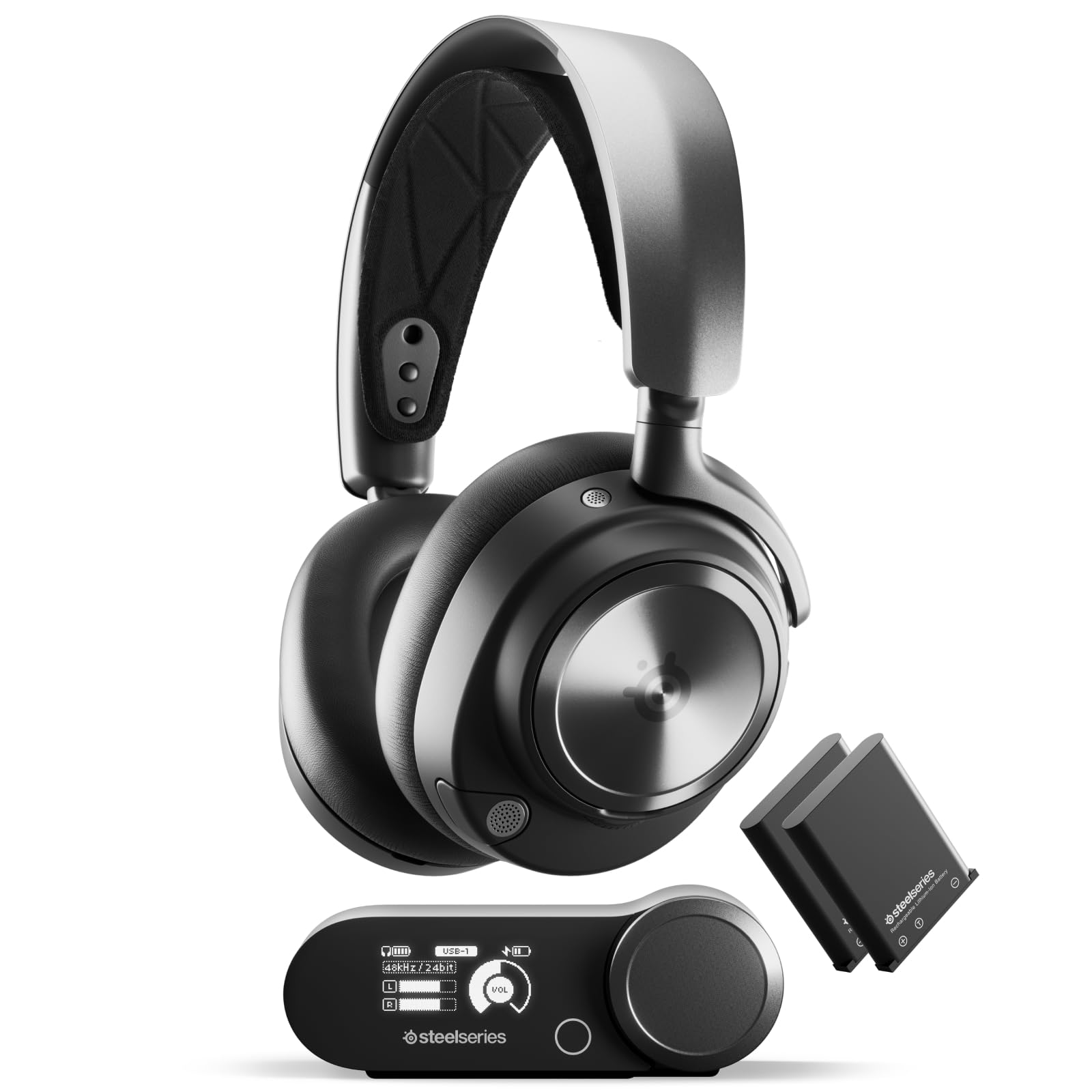 Steelseries Arctis Nova Pro Wireless f&uuml;r Playstation & PC (PlayStation, PC, Mac, Switch, VR, Bluetooth, 2,4 GHz) - Bild 1