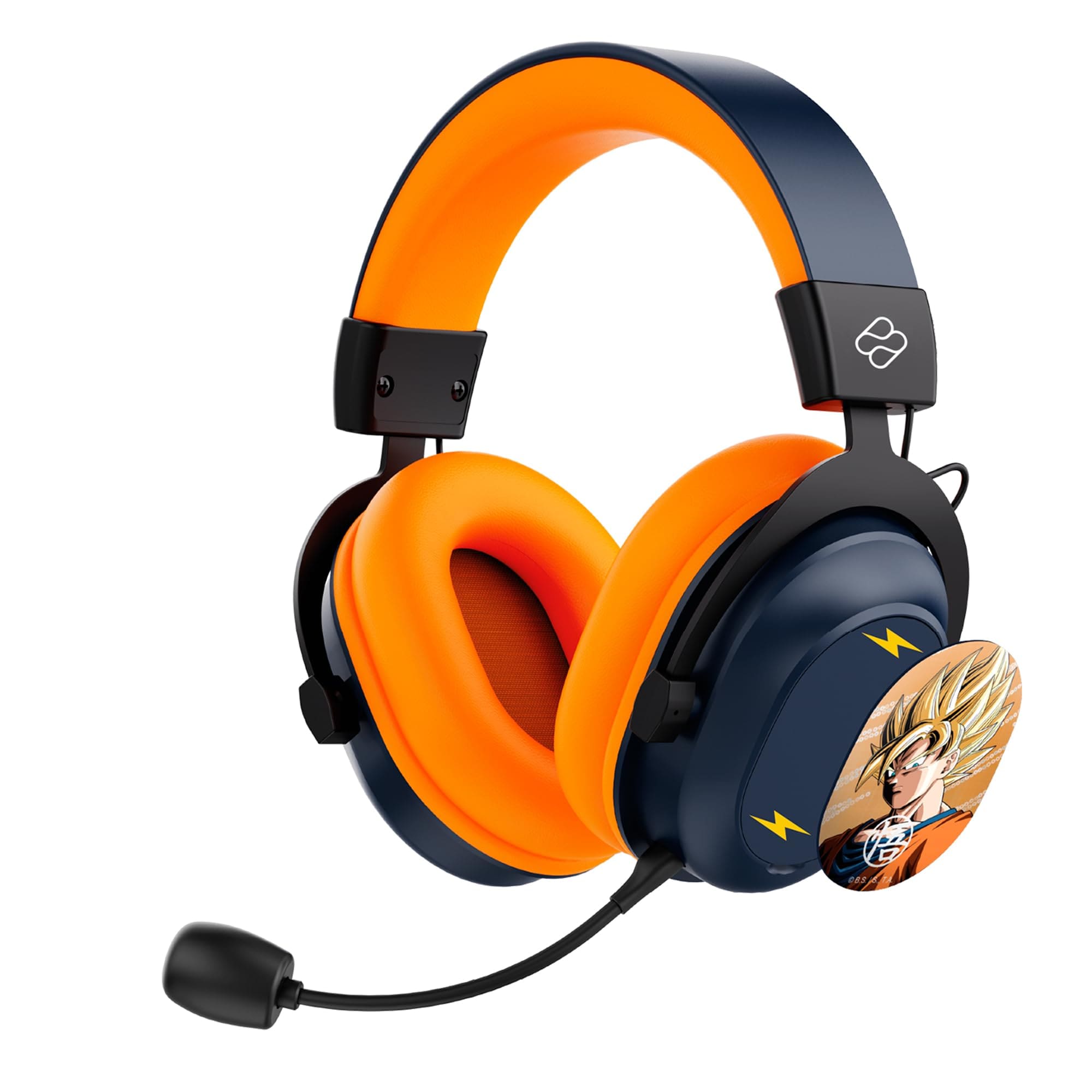 FR-TEC Dragon Ball Gaming-Headset, Blue/Orange (DB2001, 2,4GHz, Bluetooth, 3,5mm, PS5, PS4, PC, Mac, IOS, Andoroid, Nintendo Switch, Steam Deck) - Bild 1