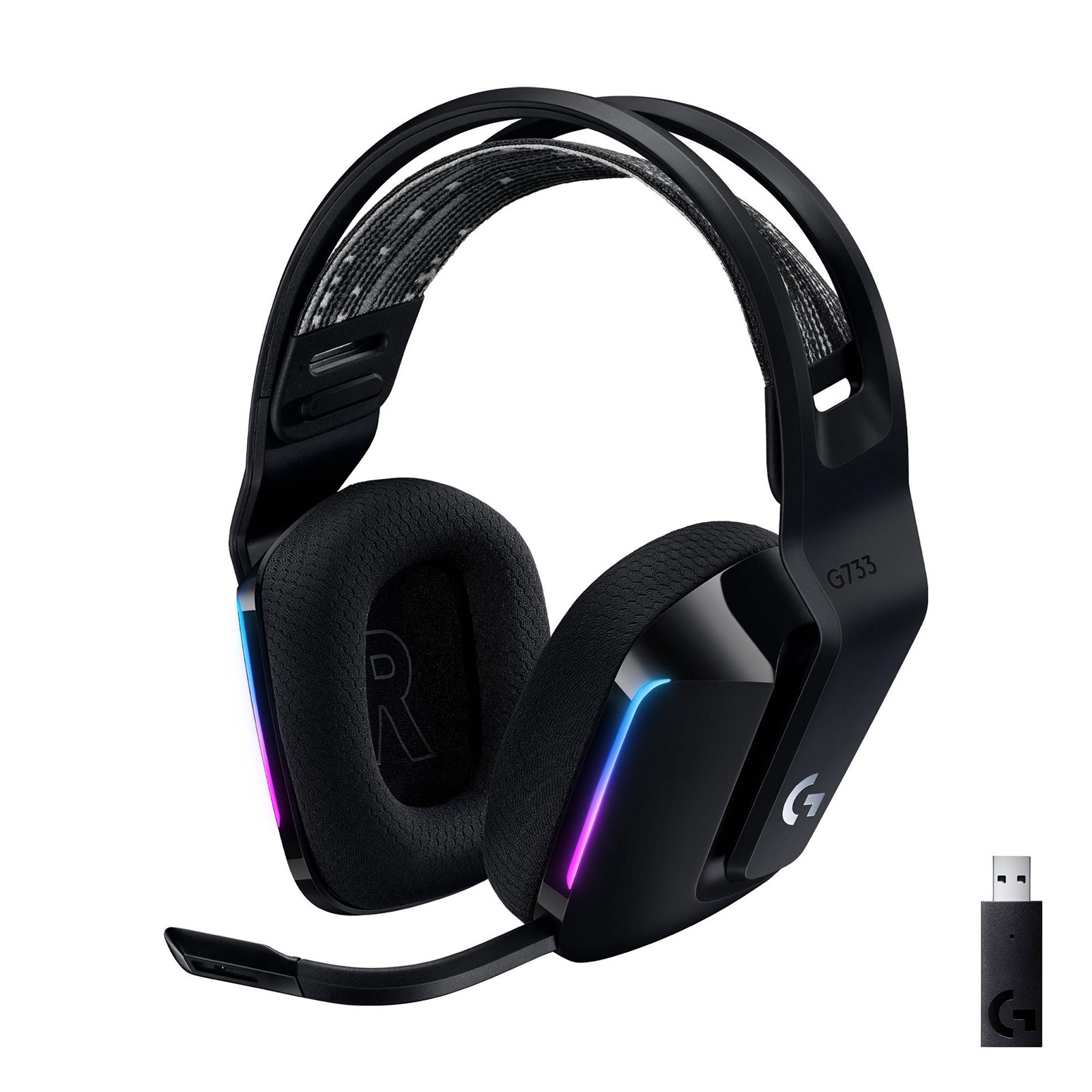 Logitech G733 Kabelloses LIGHTSPEED RGB Gaming-Headset - Bild 1
