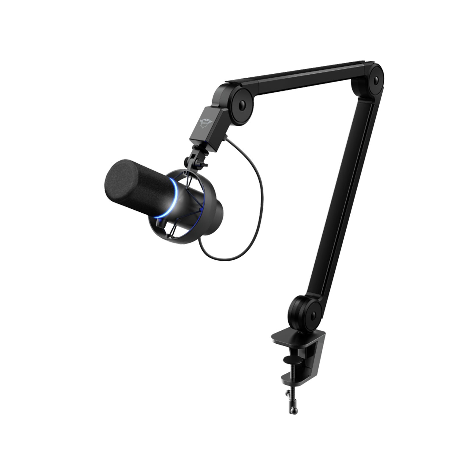 Microphone Gaming filaire Trust GXT 255+ Onyx Professionnel Noir