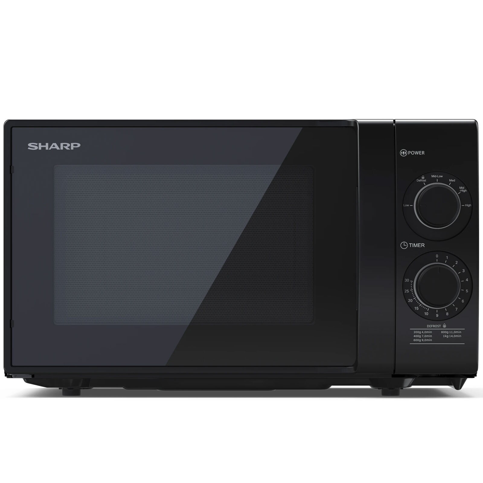Sharp YC-NS203EB Mikrowelle 20L Schwarz - Bild 1