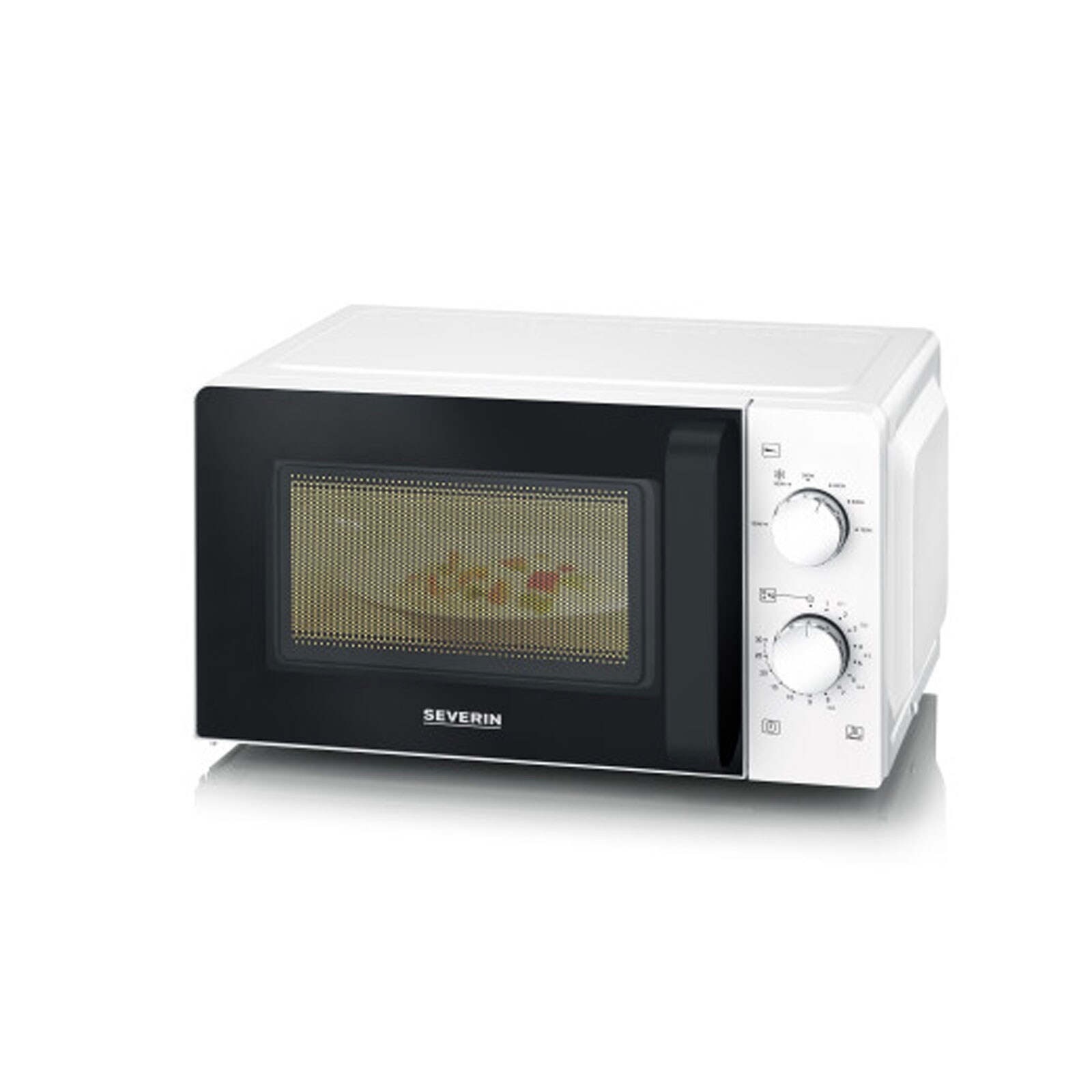 SEVERIN MW 7570 Solo Inverter Mikrowelle (19 Liter, 700 Watt, 6 Leistungsstufen, Auftau-Funktion, Inverter Technologie, Glasdrehteller 24 cm