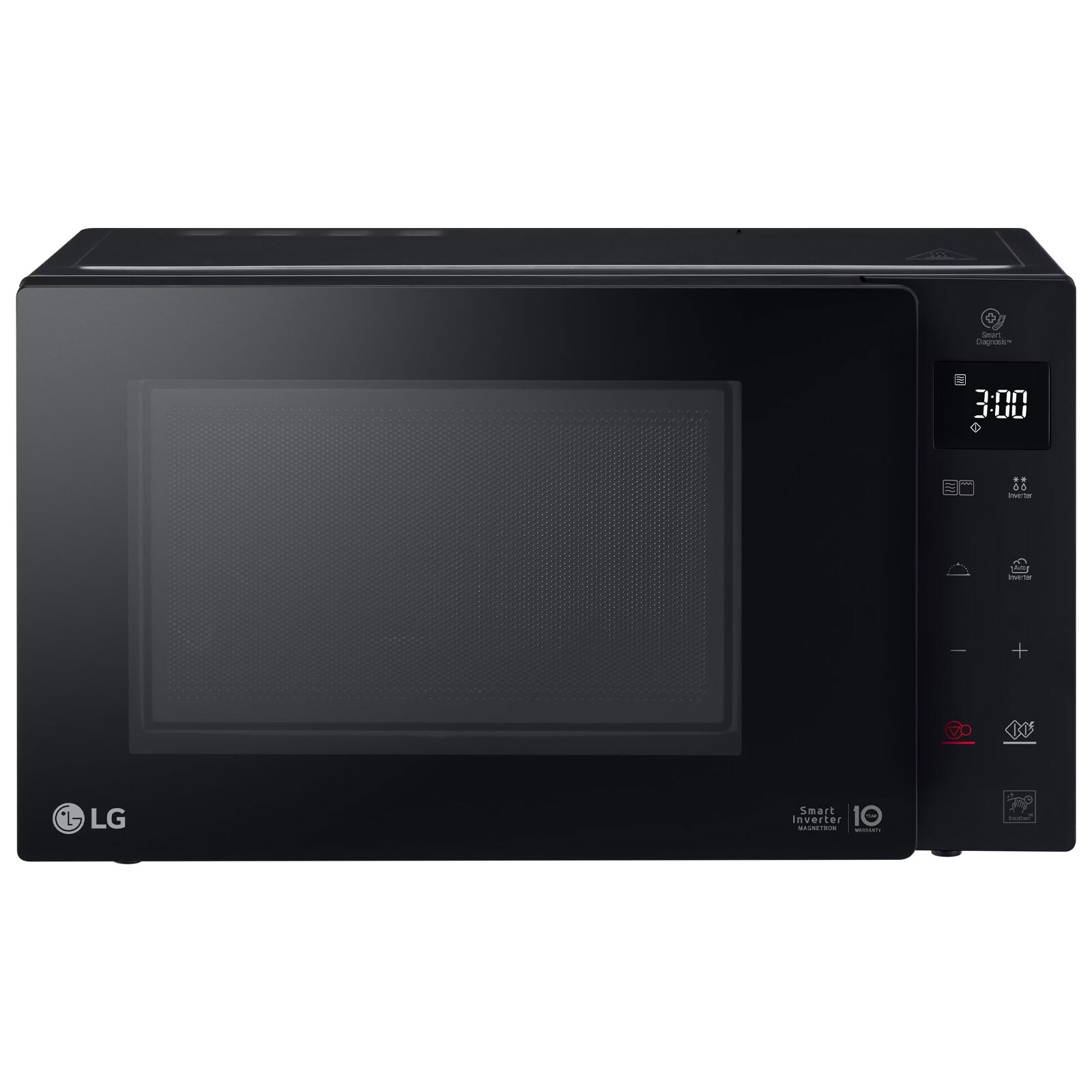 MH6535GIB Mikrowelle (25 Liter, 1.150 Watt Mikrowelle, 900 Watt Quarzgrill, Automatikprogramm, Glasdrehteller 29,2 cm, Touch Bedienfeld, LED-Anzeige, Smart Inverter Magnetron®, Infrared Heating® mit Carbon-Heizelement, antibakterielle EasyClean-Innenbe