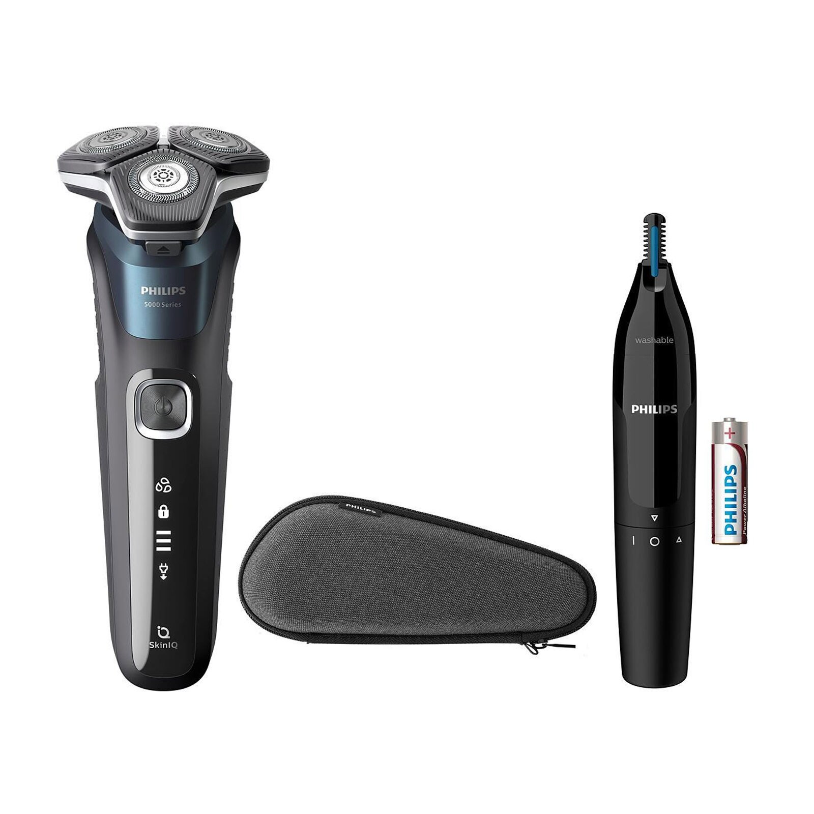 Philips Herrenrasierer S5889/11 SERIES 5000 Onpack inkl. Nasen-/Ohrhaartrimmer