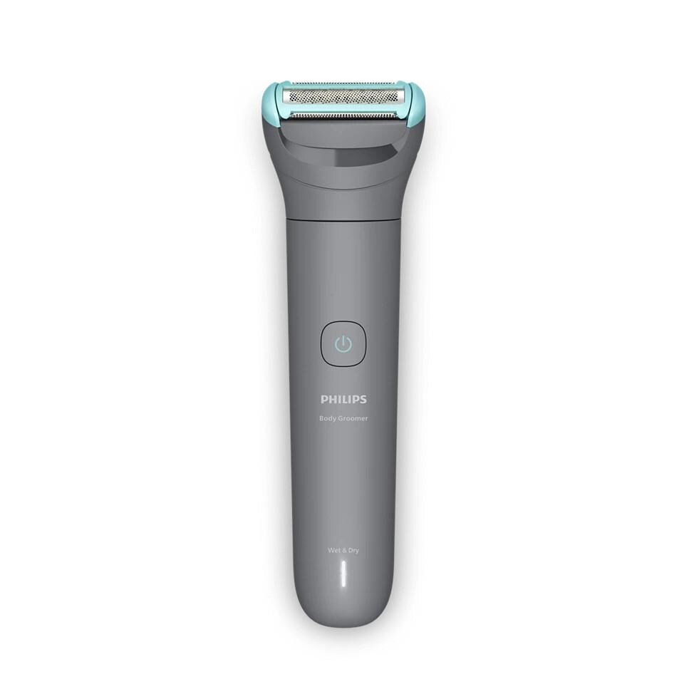 Philips Series 3000 BG3485/15 Bodygroom Körperrasierer (Akkubetrieb, hautfreundliche Körper- und Intimpflege, Triple Protect Rasiersystem, Rasur bis zu 0,2 mm, bidirektionale Kämme 2, 3 oder 5 mm, 100 % wasserfest, Akkulaufzeit 80 Min., USB-A-Ladeanschlus
