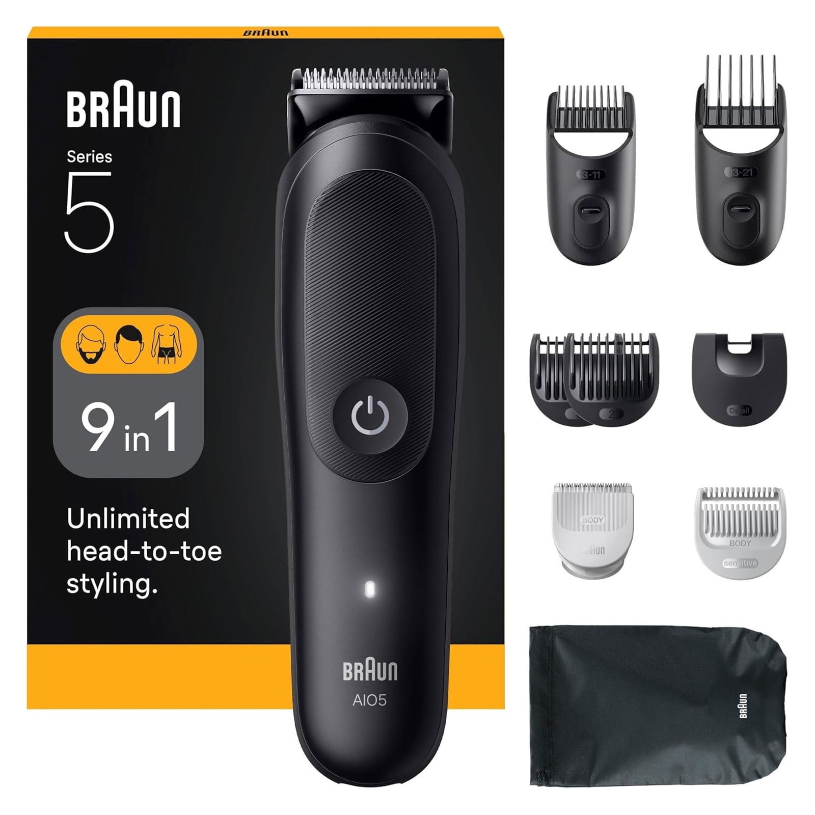 BRAUN All-in-One Series 5 9-in-1 Set AIO5540 Bartschneider - Bild 1