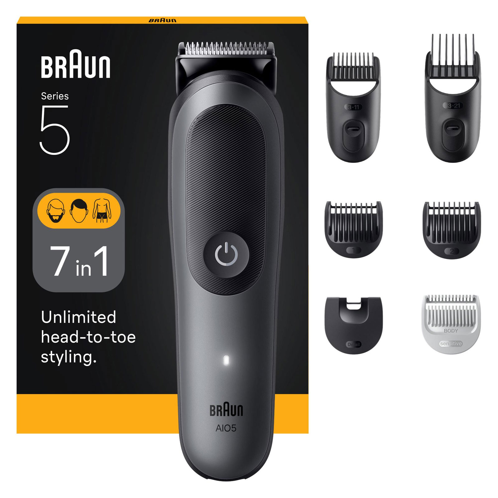 BRAUN All-in-One Series 5 7-in-1 Set AIO5520 Barttrimmer - Bild 1