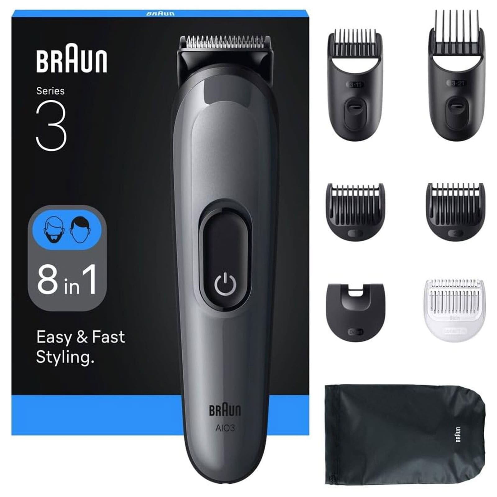 BRAUN All-in-One Series 3 8-in-1 Groomingset - Bild 1