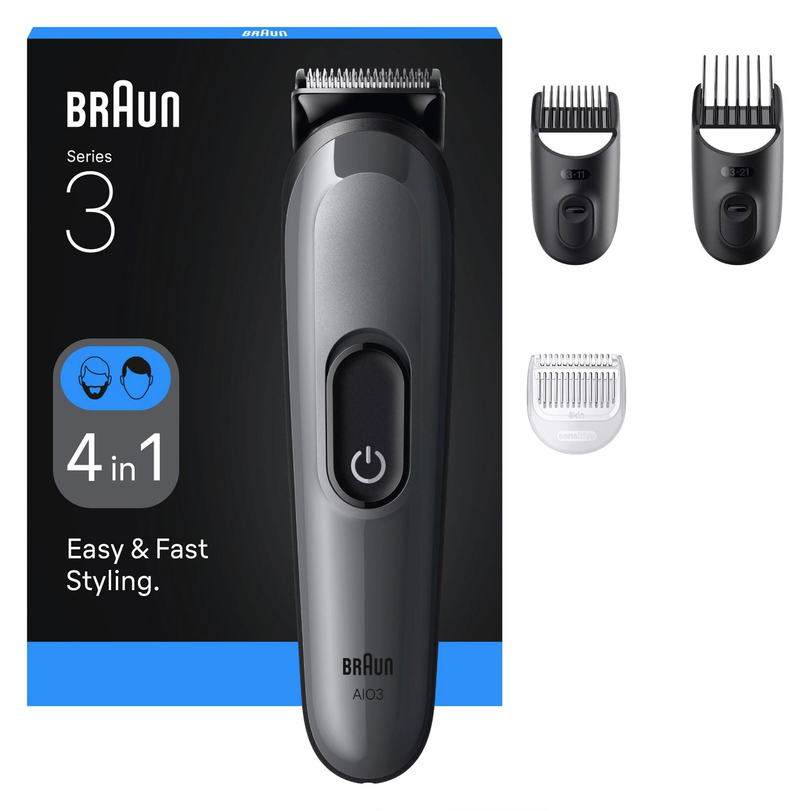 BRAUN All-in-One Series 3 4-in-1 Groomingset - Bild 1