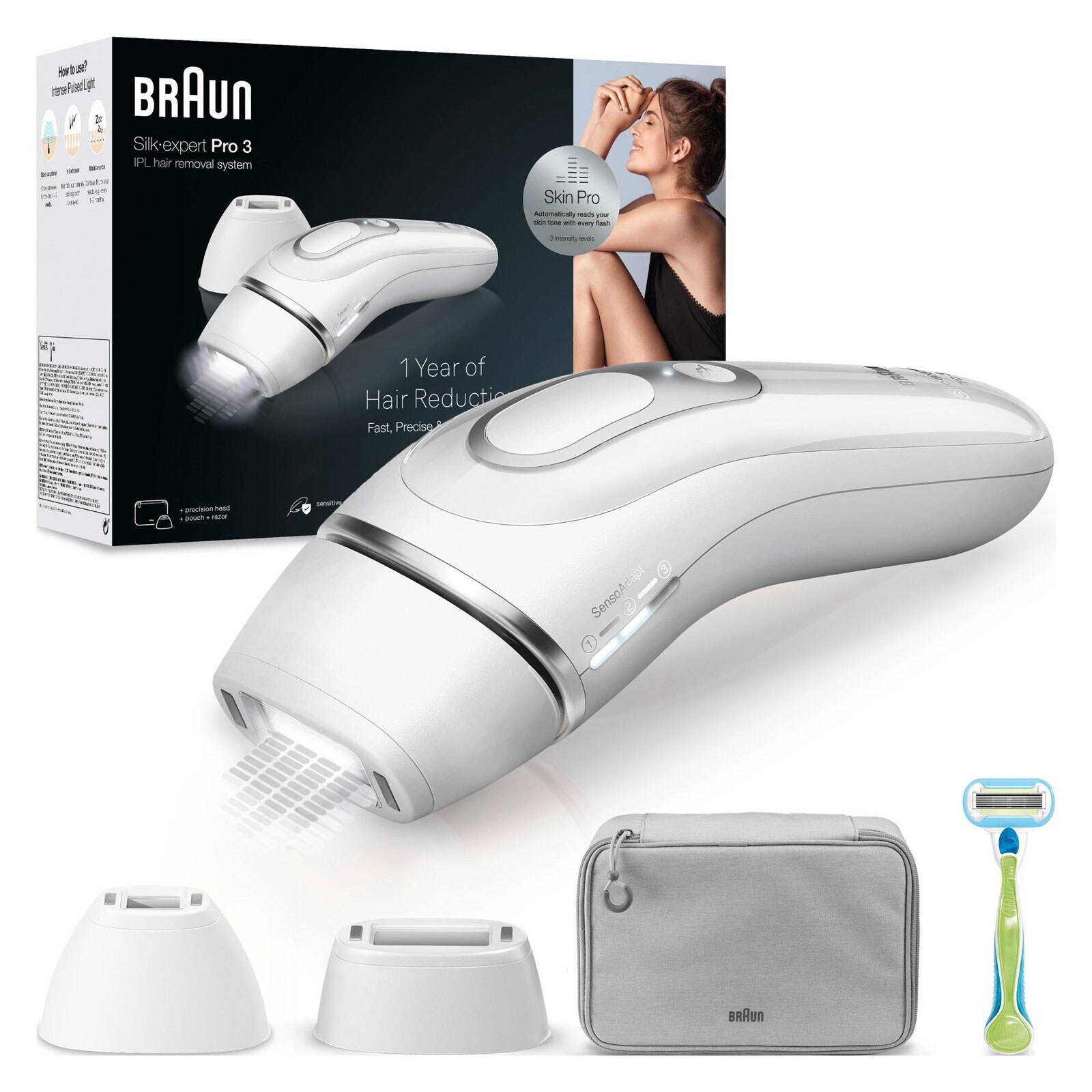 BRAUN IPL Haarentferner IPL Silk·expert Pro 3 PL3122
